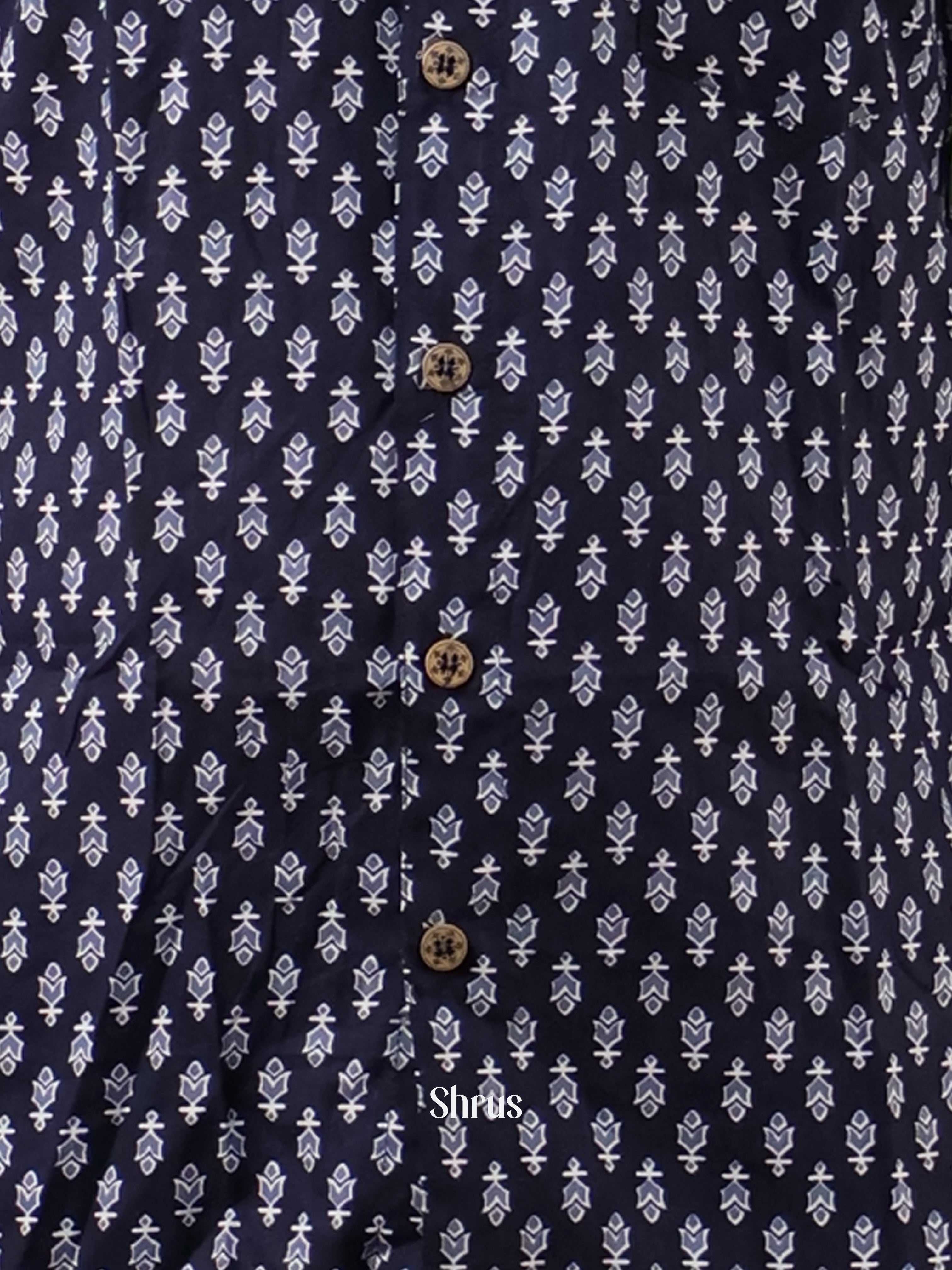 Navy Blue - Readymade Mens Shirt - Shop on Shrus.com
