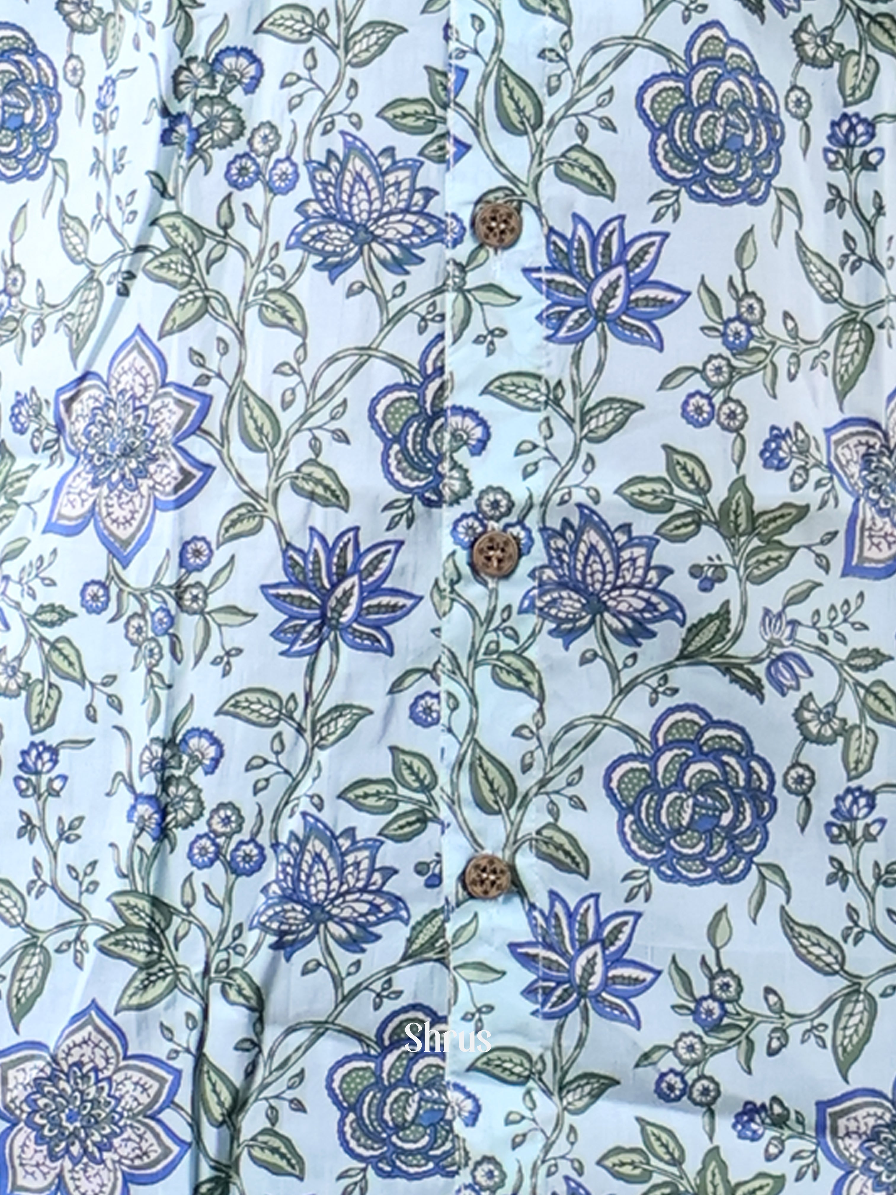 Blue - Readymade Mens Shirt - Shop on Shrus.com