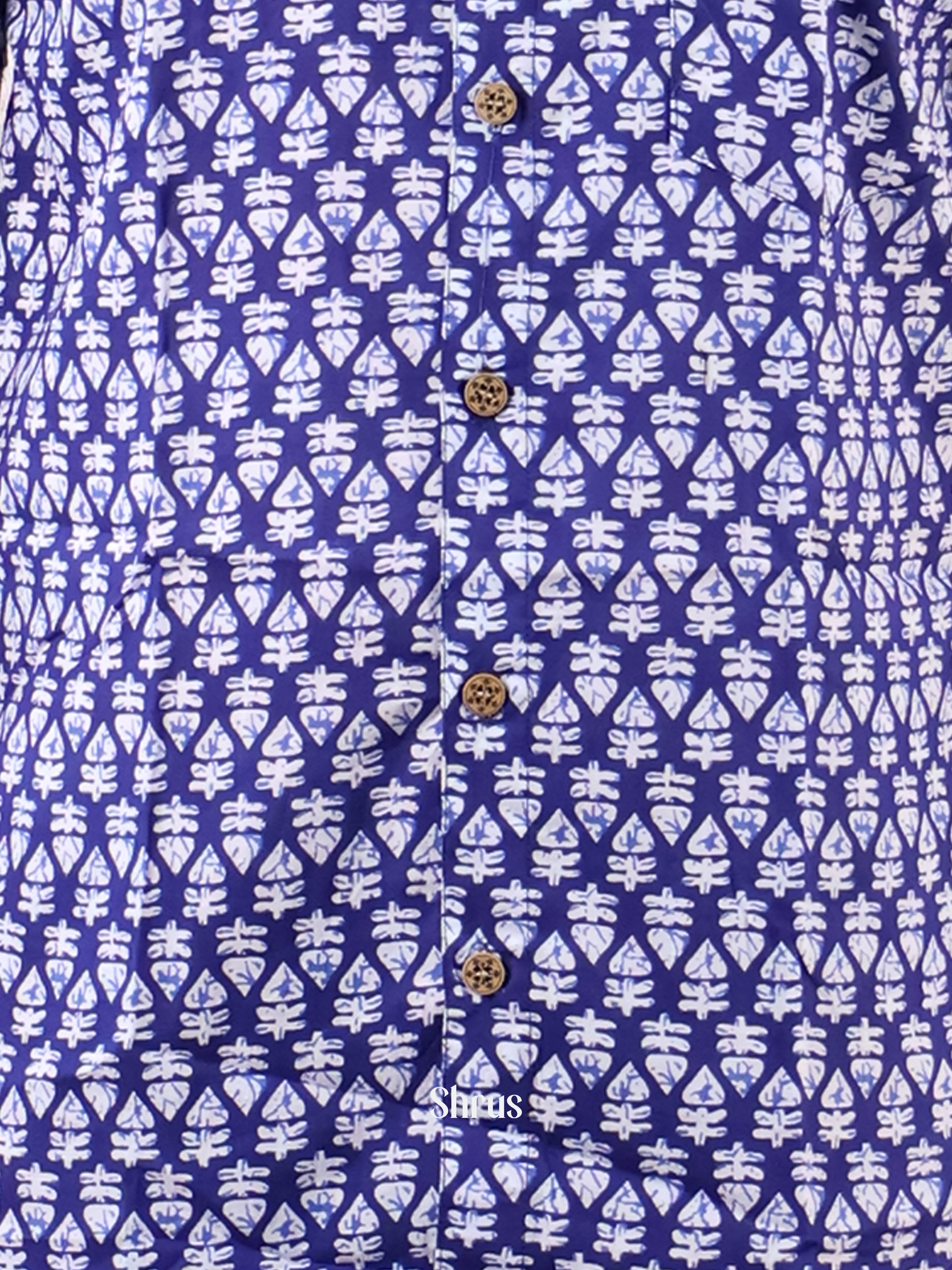 Blue - Readymade Mens Shirt - Shop on Shrus.com