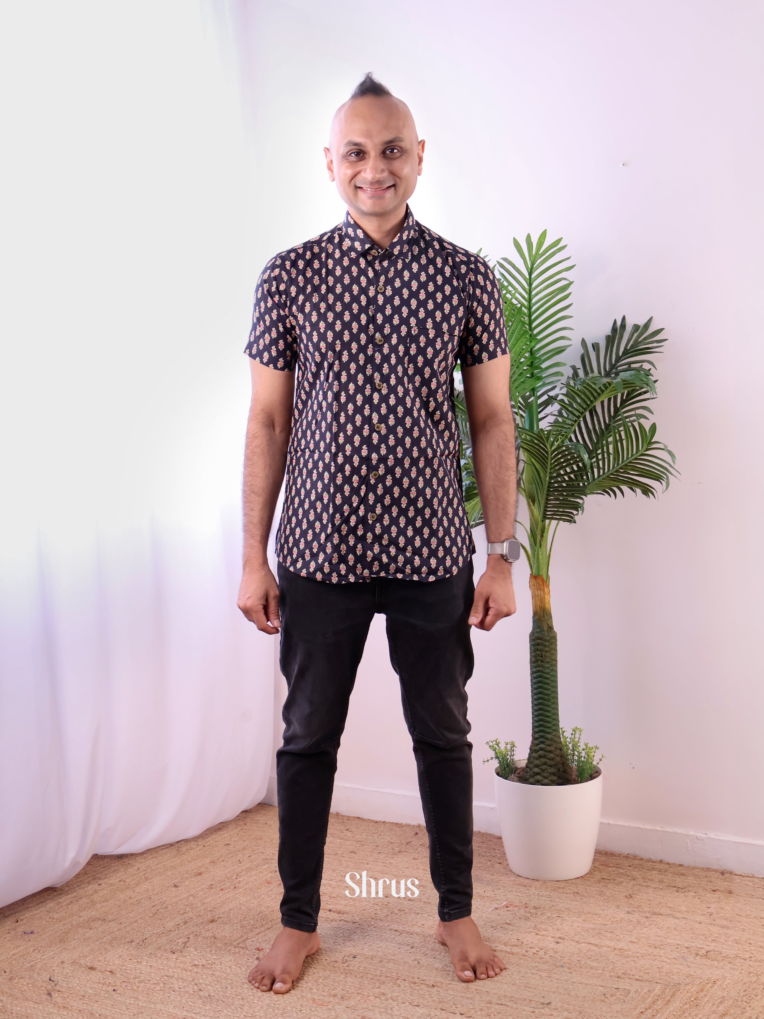 Black - Readymade Mens Shirt - Shop on Shrus.com