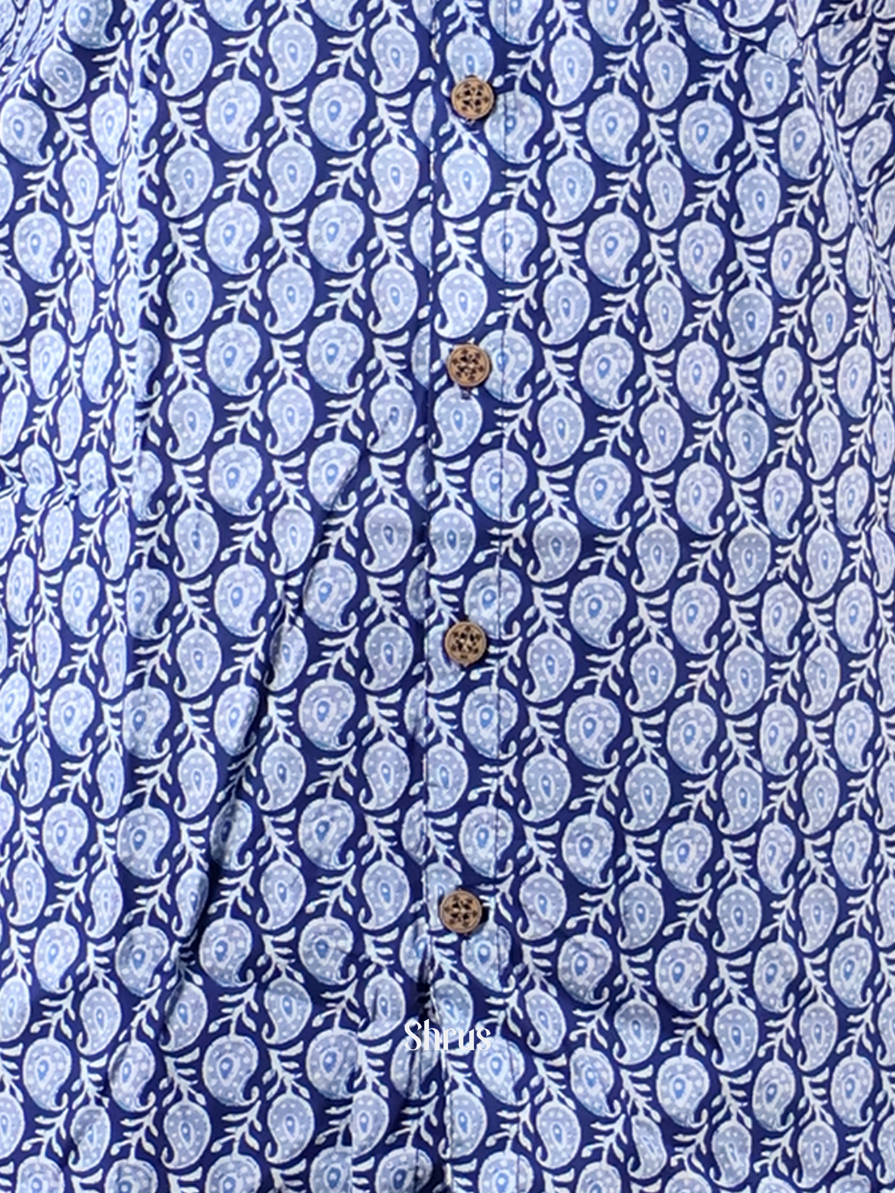 Blue - Readymade Mens Shirt - Shop on Shrus.com