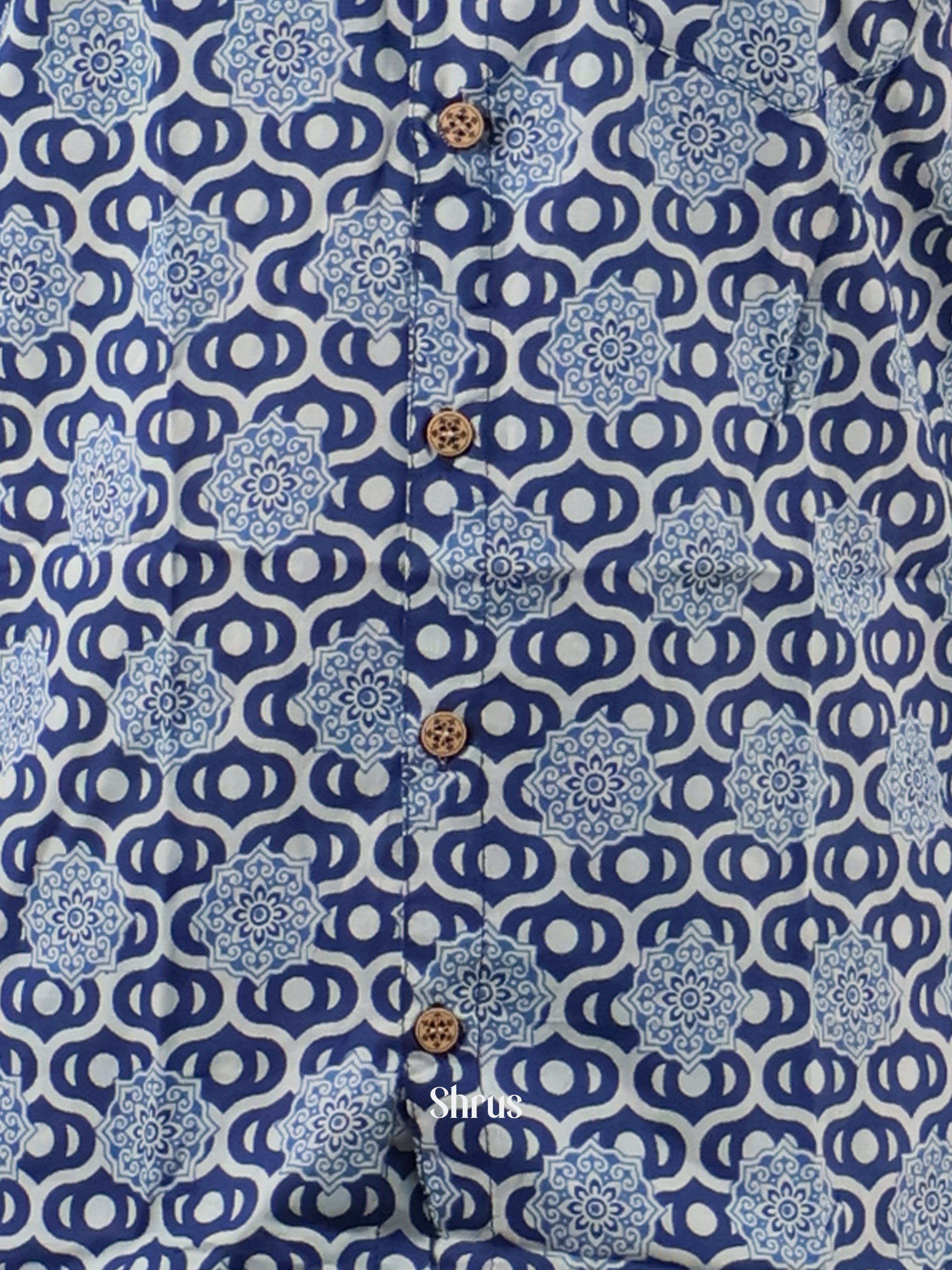 Blue - Readymade Mens Shirt - Shop on Shrus.com