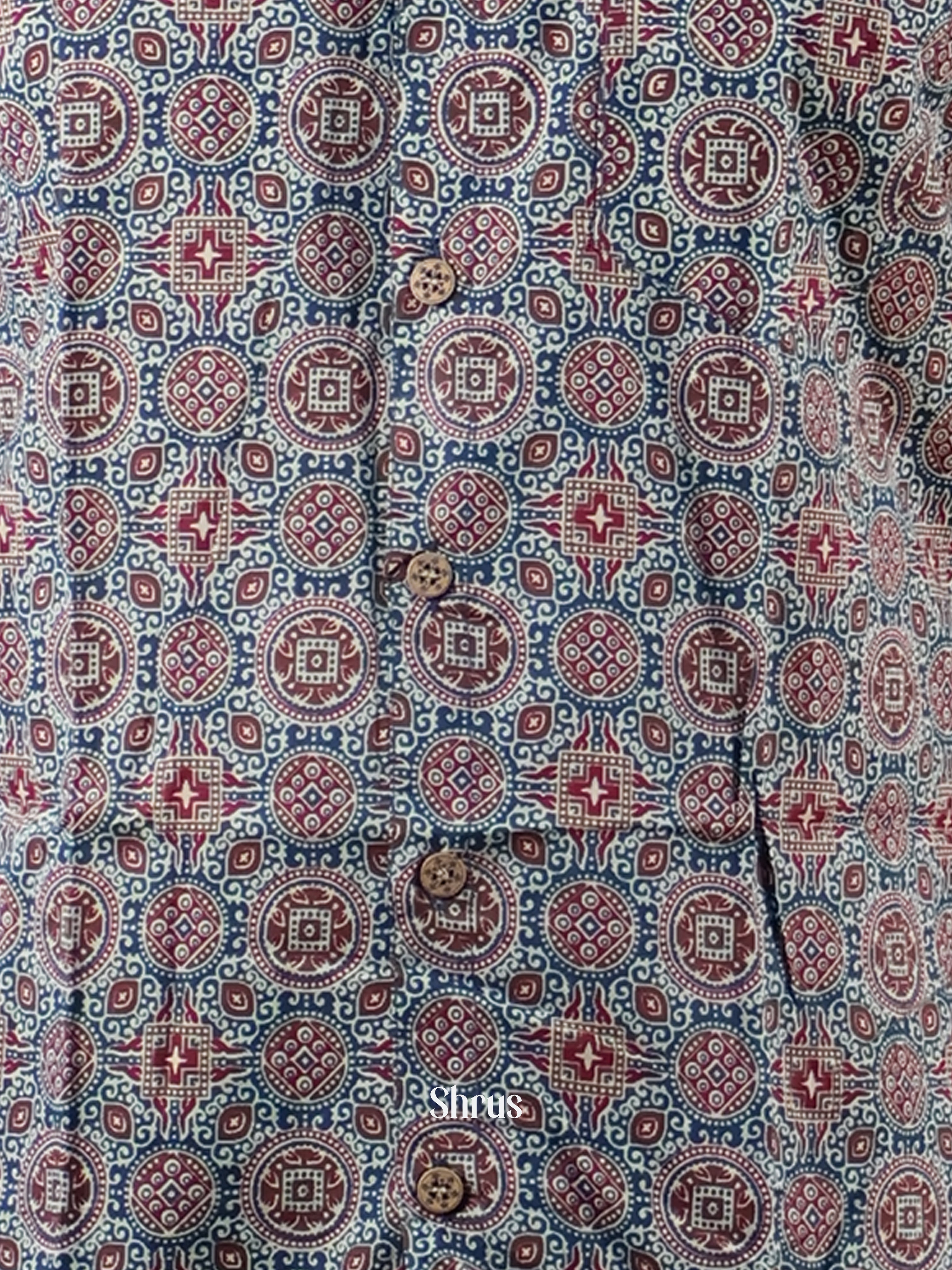 Blue - Readymade Mens Shirt - Shop on Shrus.com