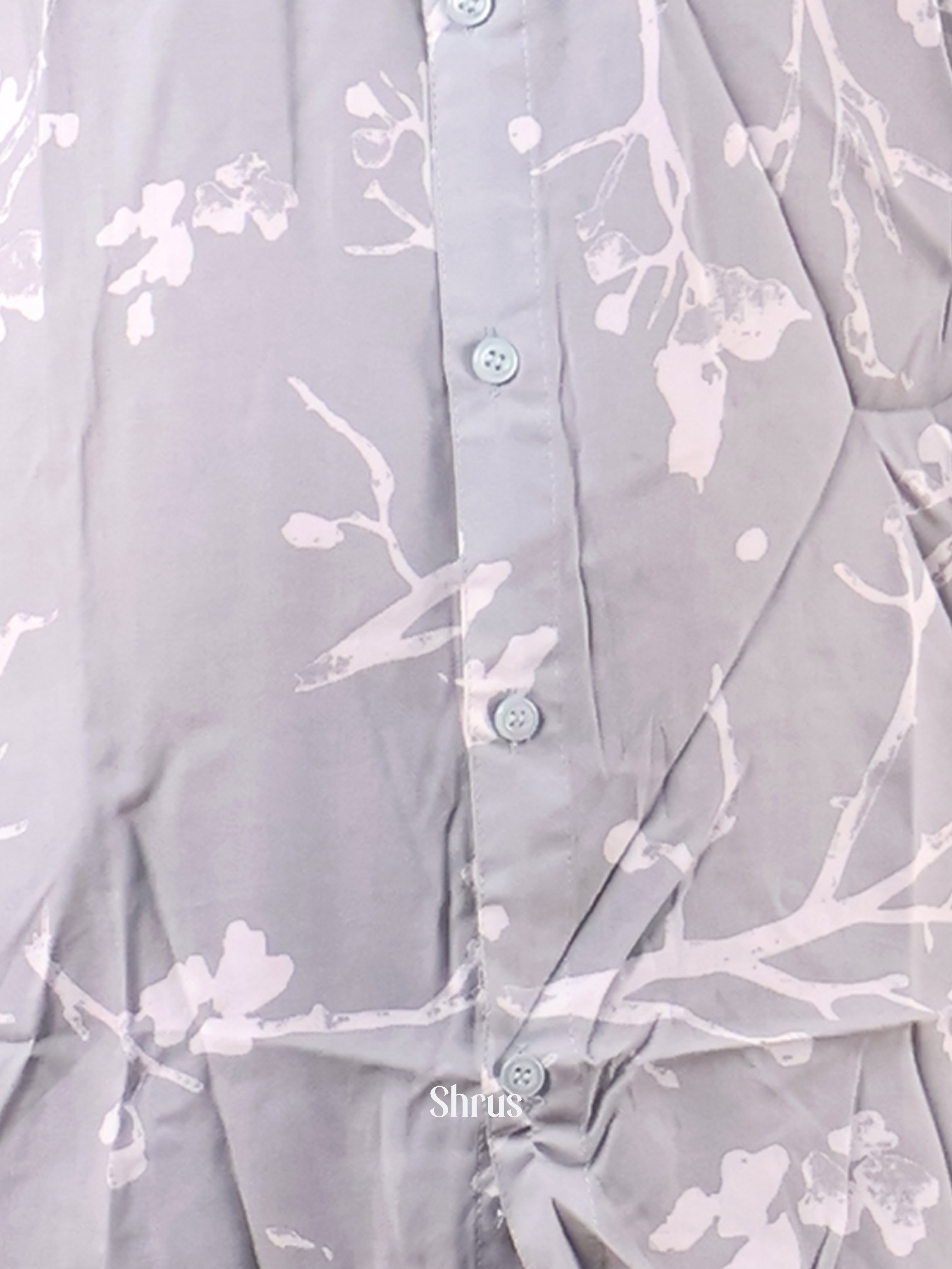 Grey - Readymade Mens Shirt - Shop on Shrus.com