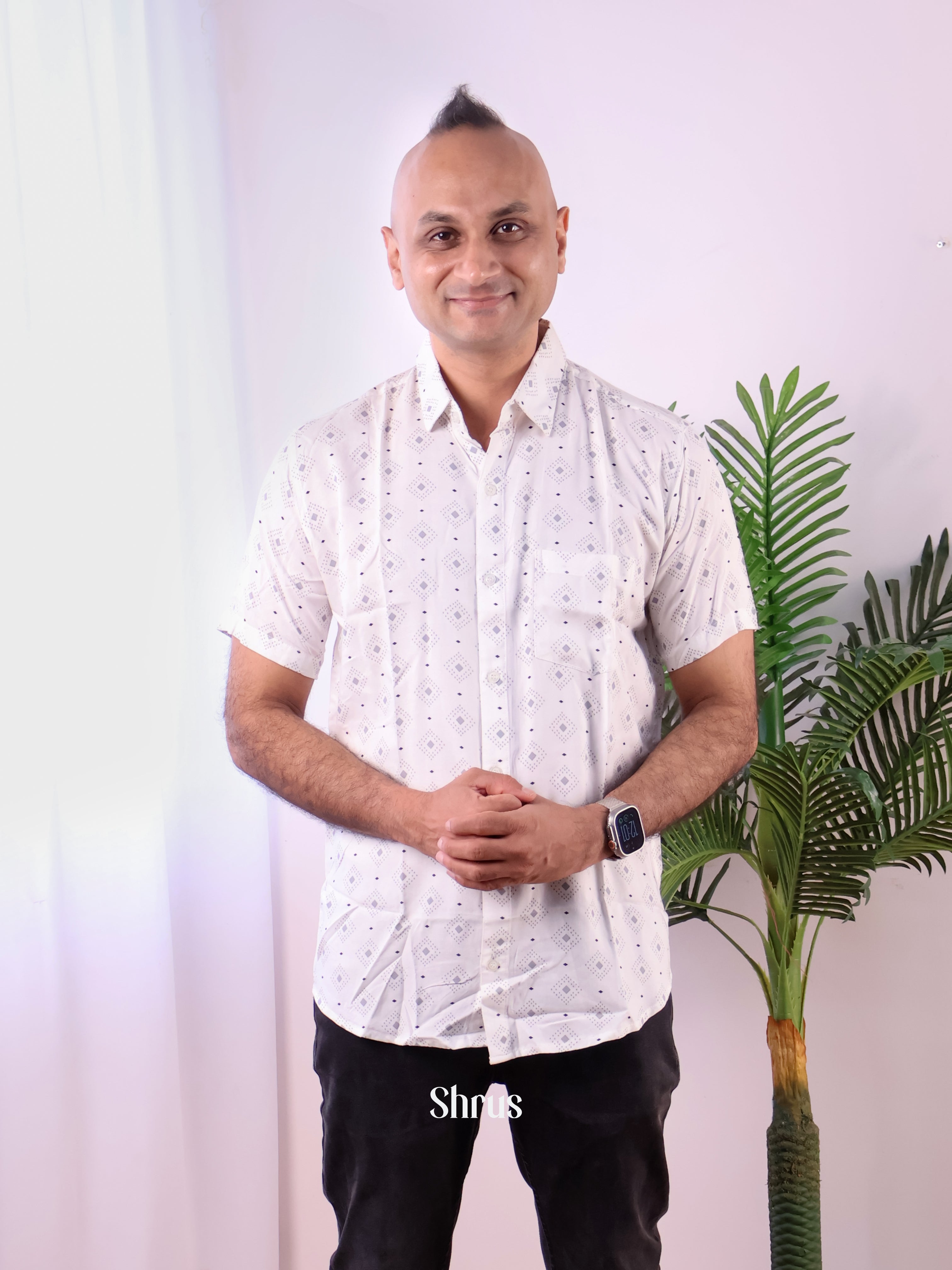White - Readymade Mens Shirt - Shop on Shrus.com