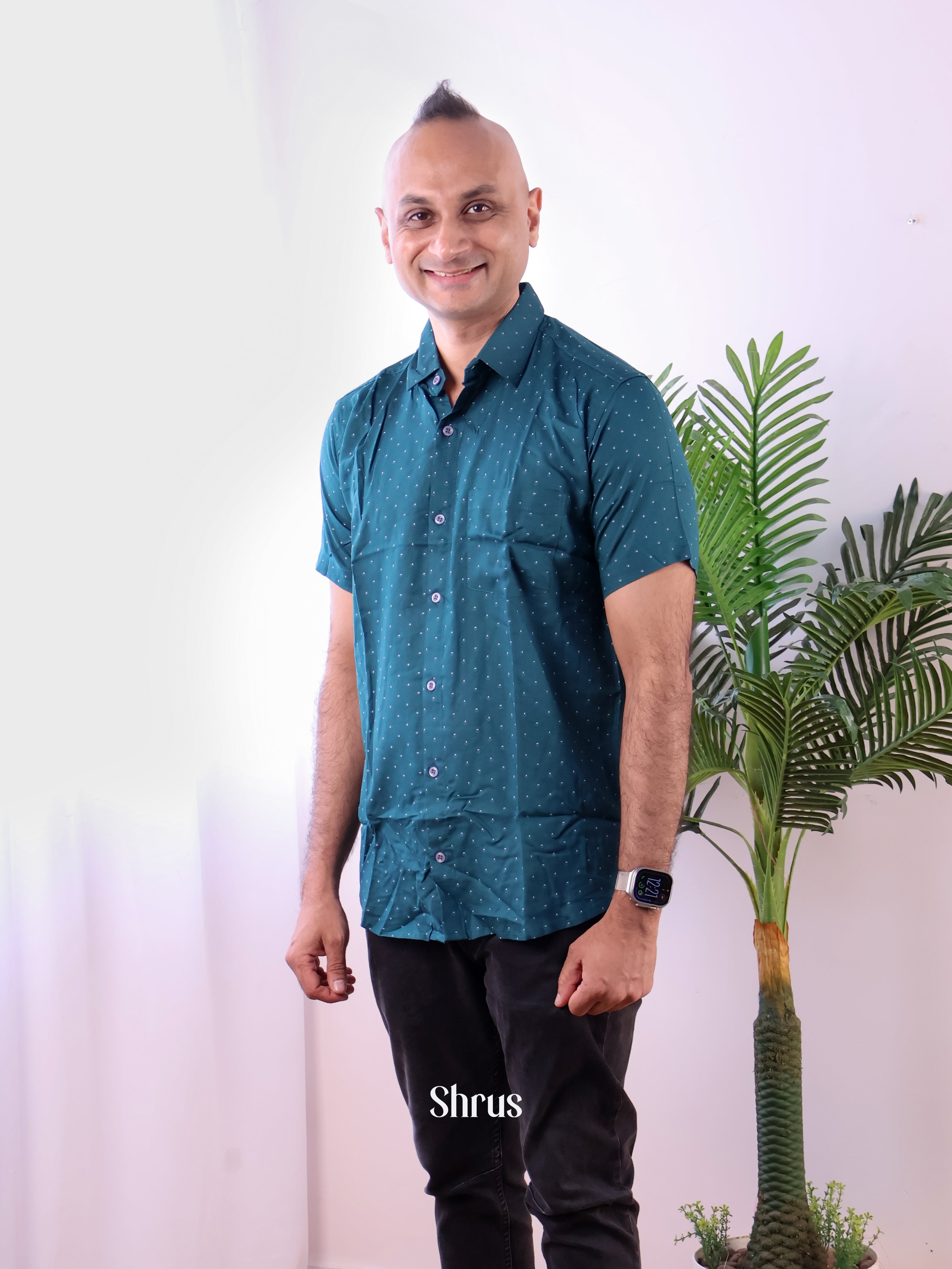 Blue - Readymade Mens Shirt - Shop on Shrus.com