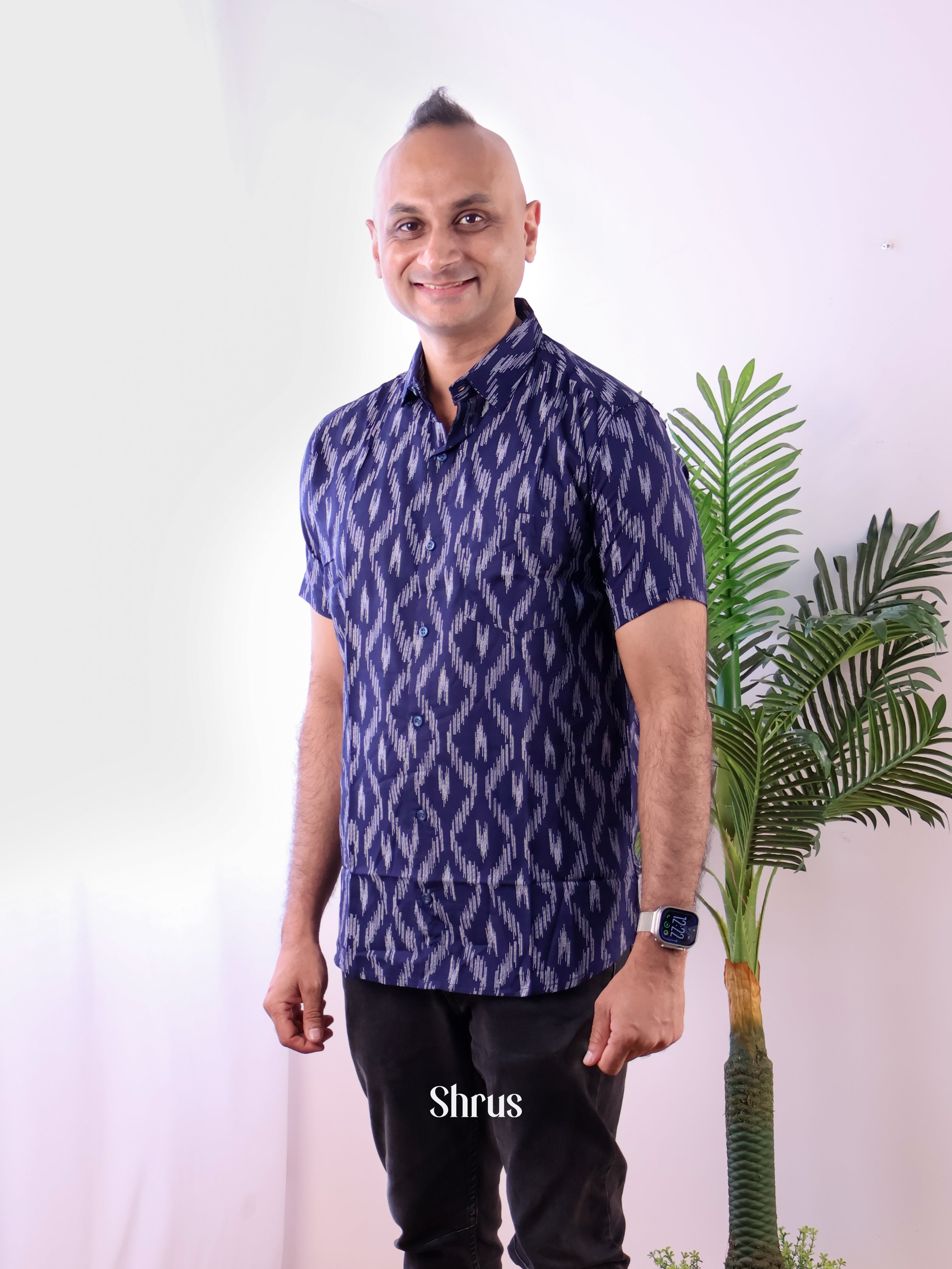 Blue - Readymade Mens Shirt - Shop on Shrus.com