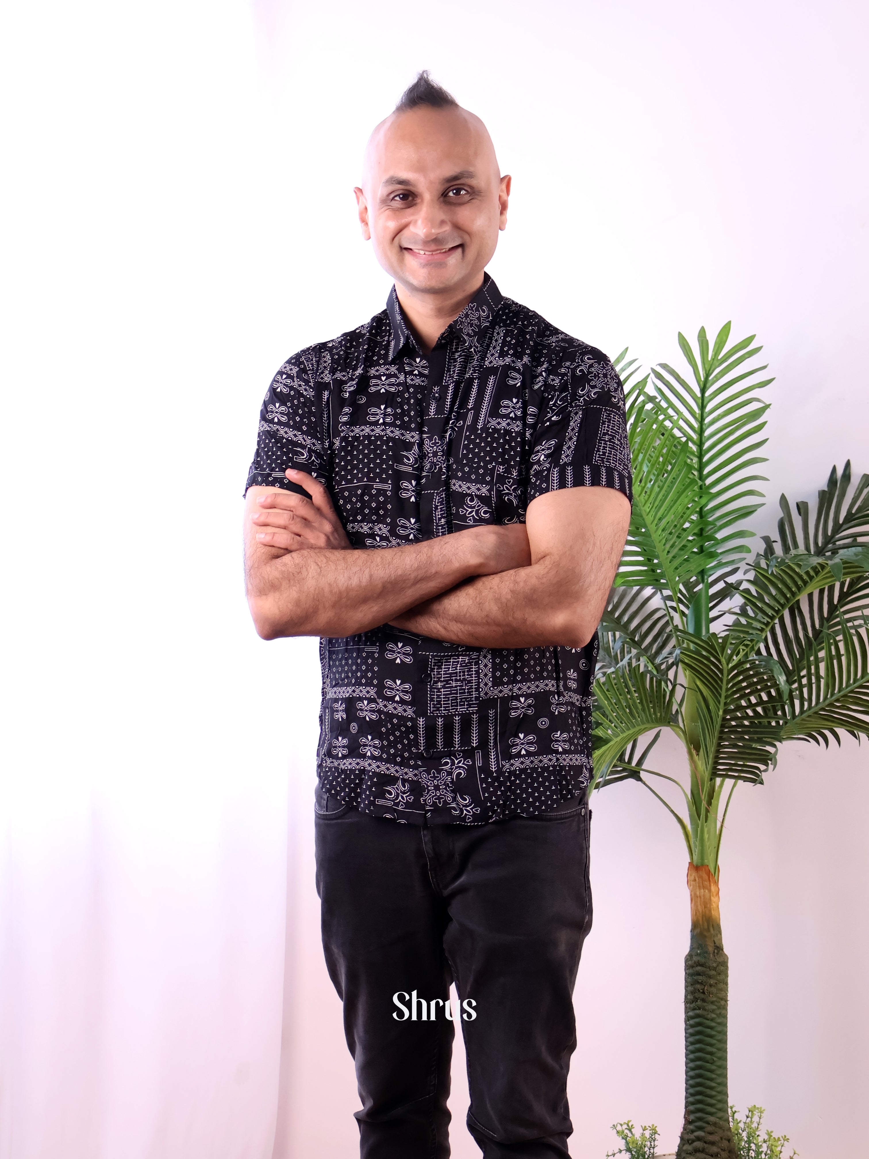 Black - Readymade Mens Shirt - Shop on Shrus.com