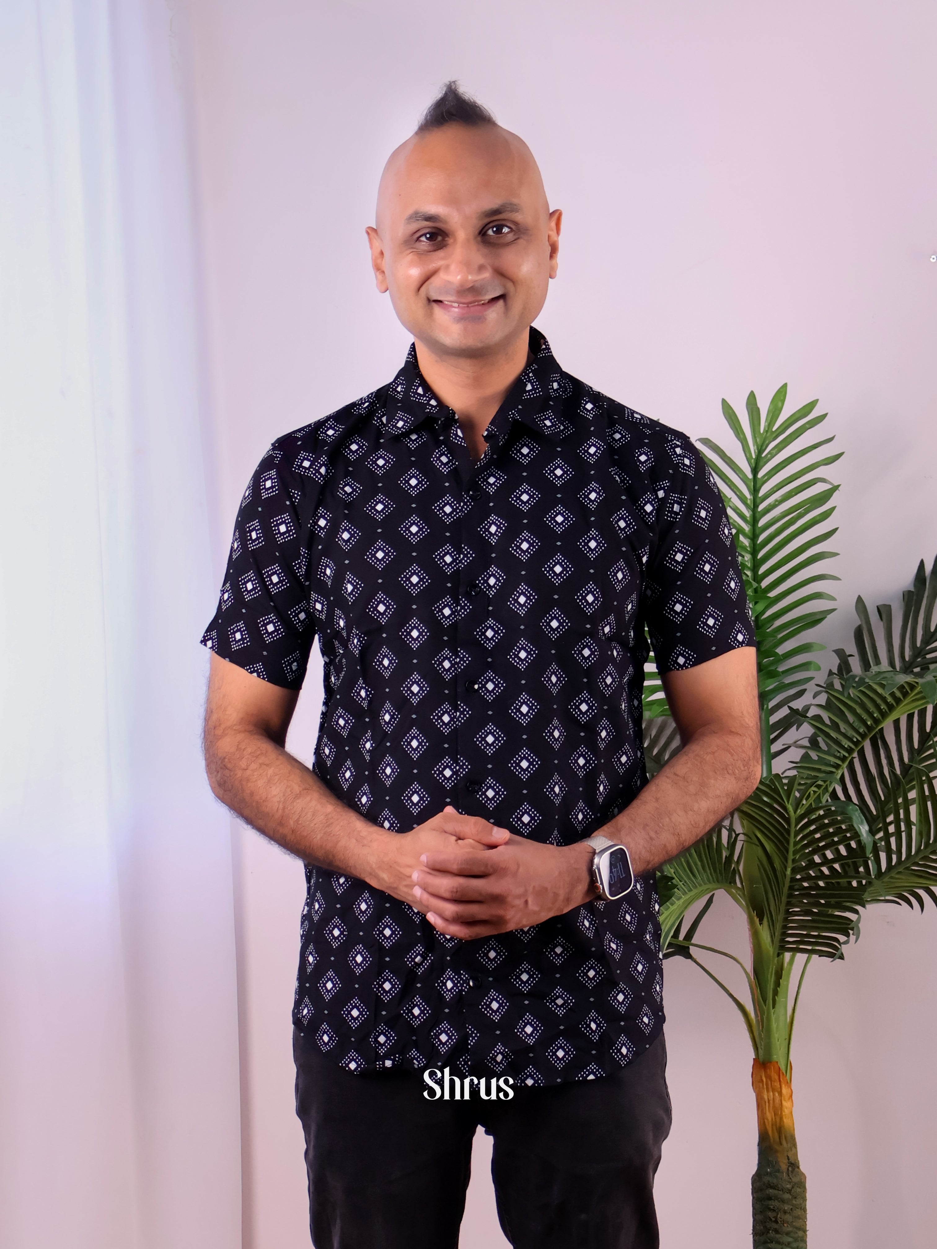 Black- Readymade Shirts - Shop on Shrus.com