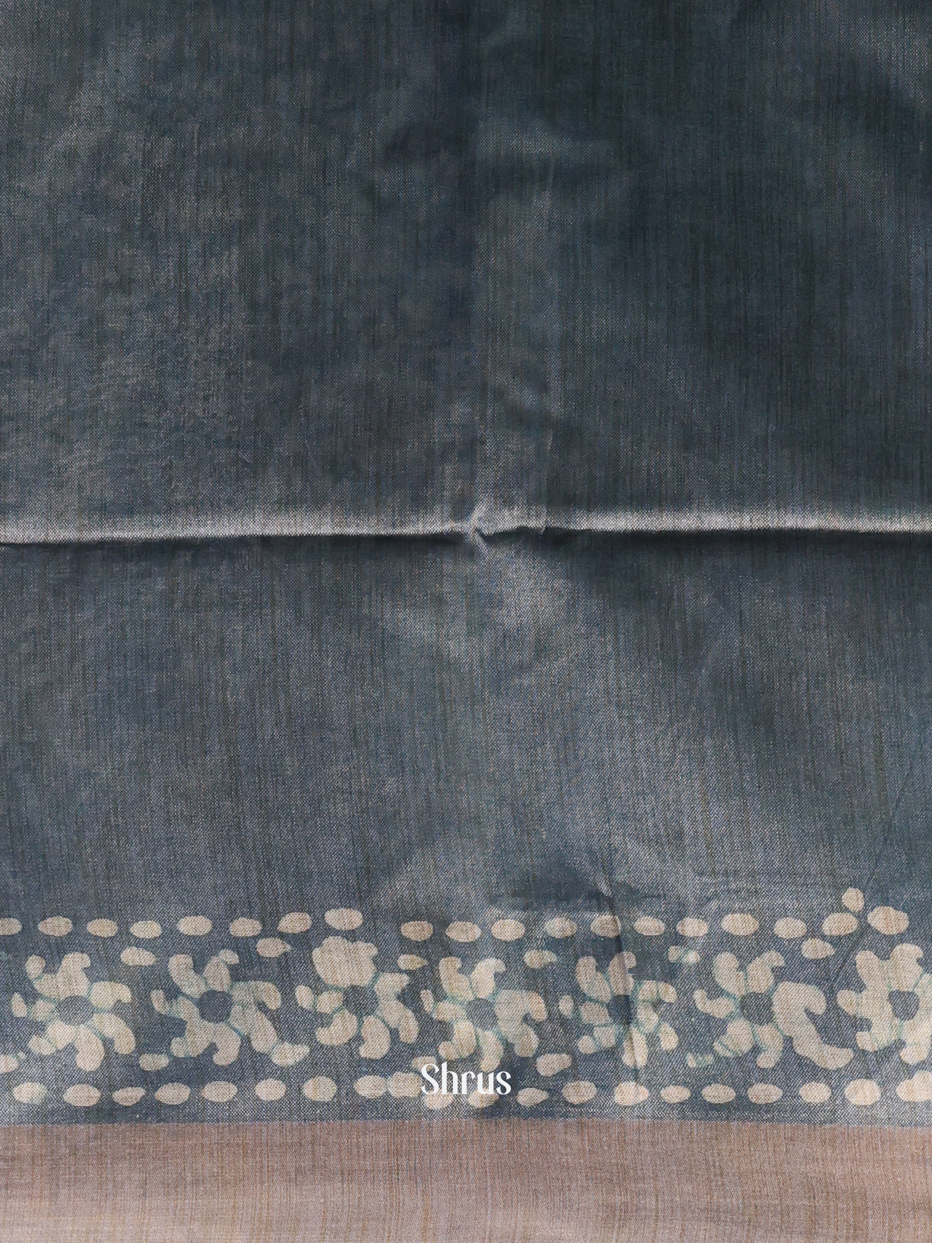 Black & Grey -Bhatik Saree - Shop on Shrus.com