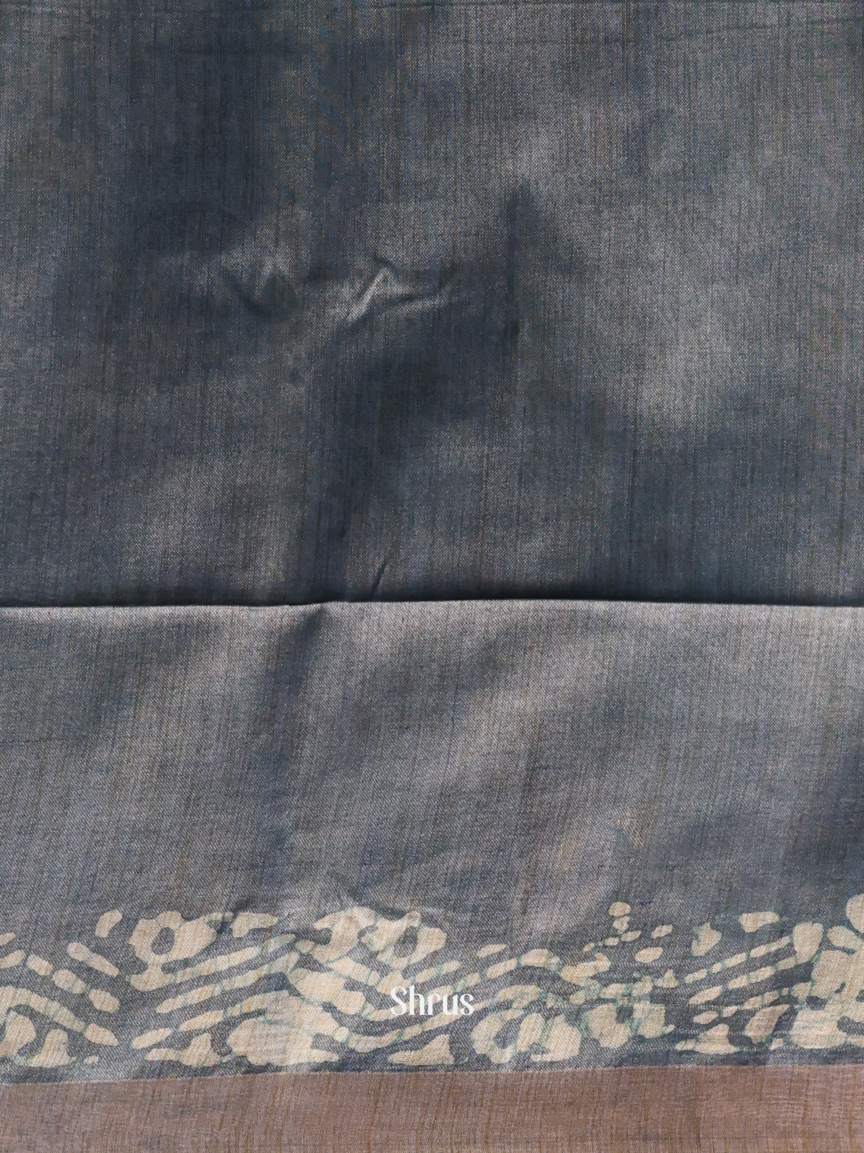 Black & Grey -Bhatik Saree - Shop on Shrus.com