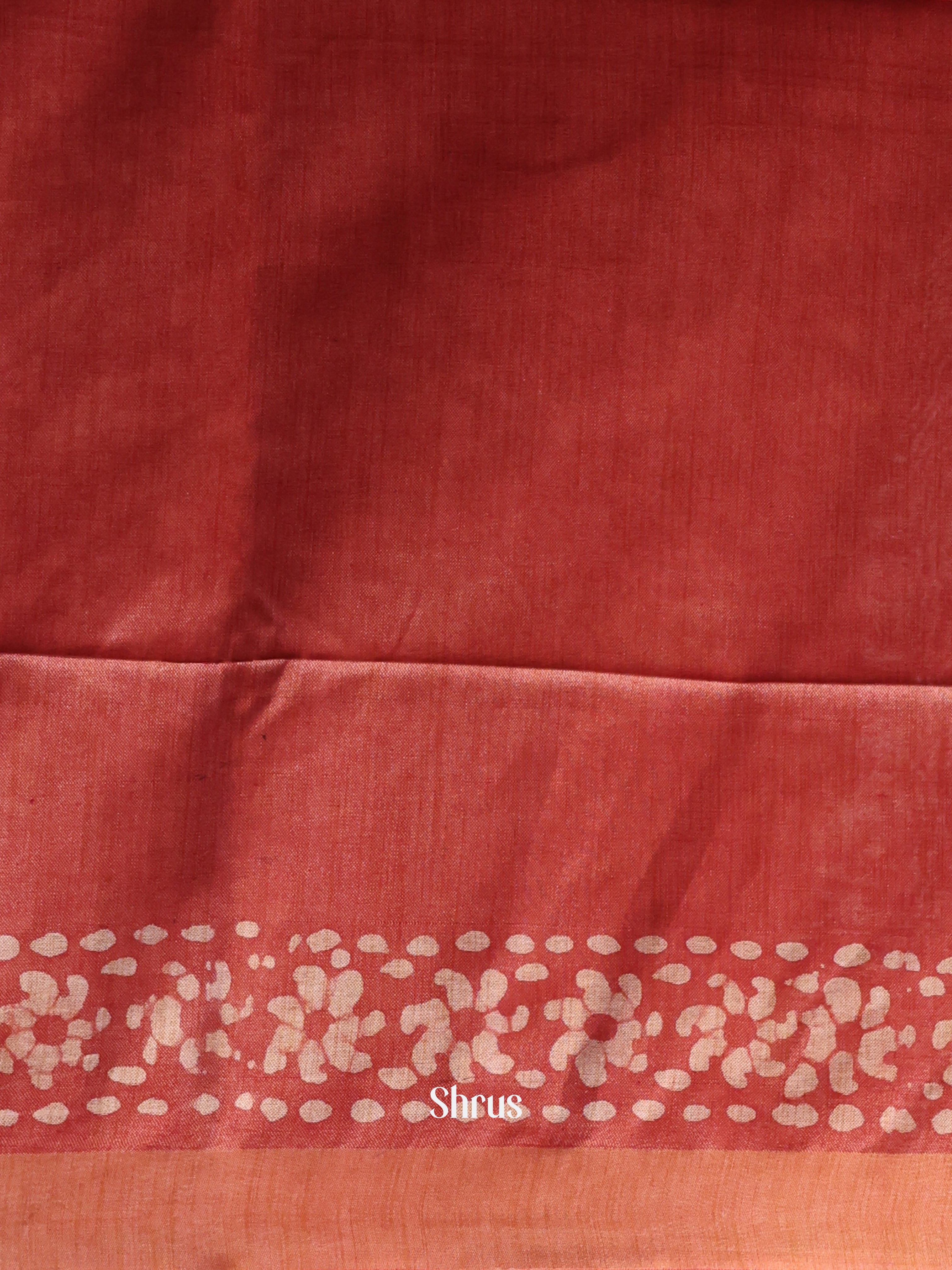 Black & Red -Bhatik Saree - Shop on Shrus.com