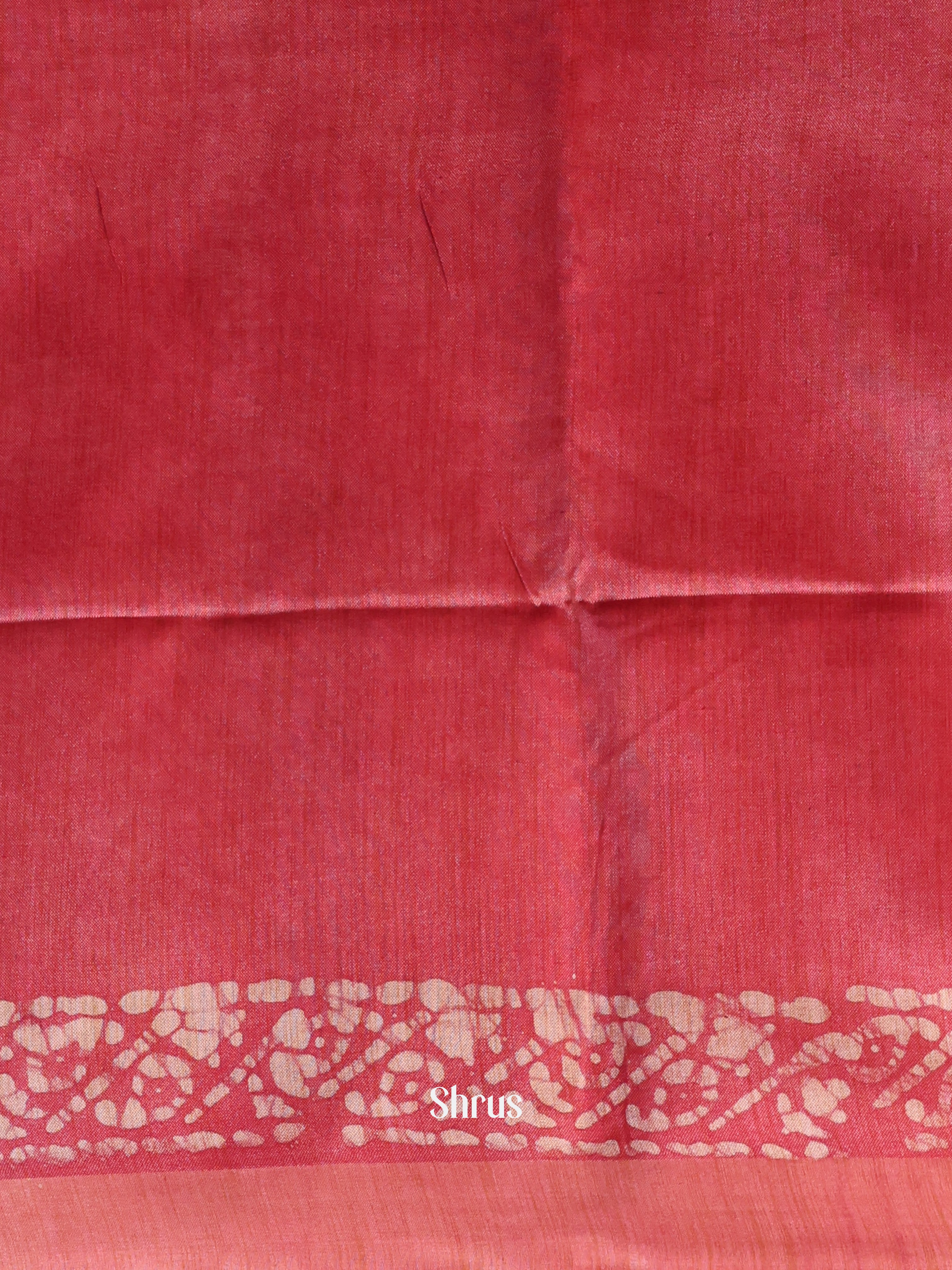 Black & Red -Bhatik Saree - Shop on Shrus.com