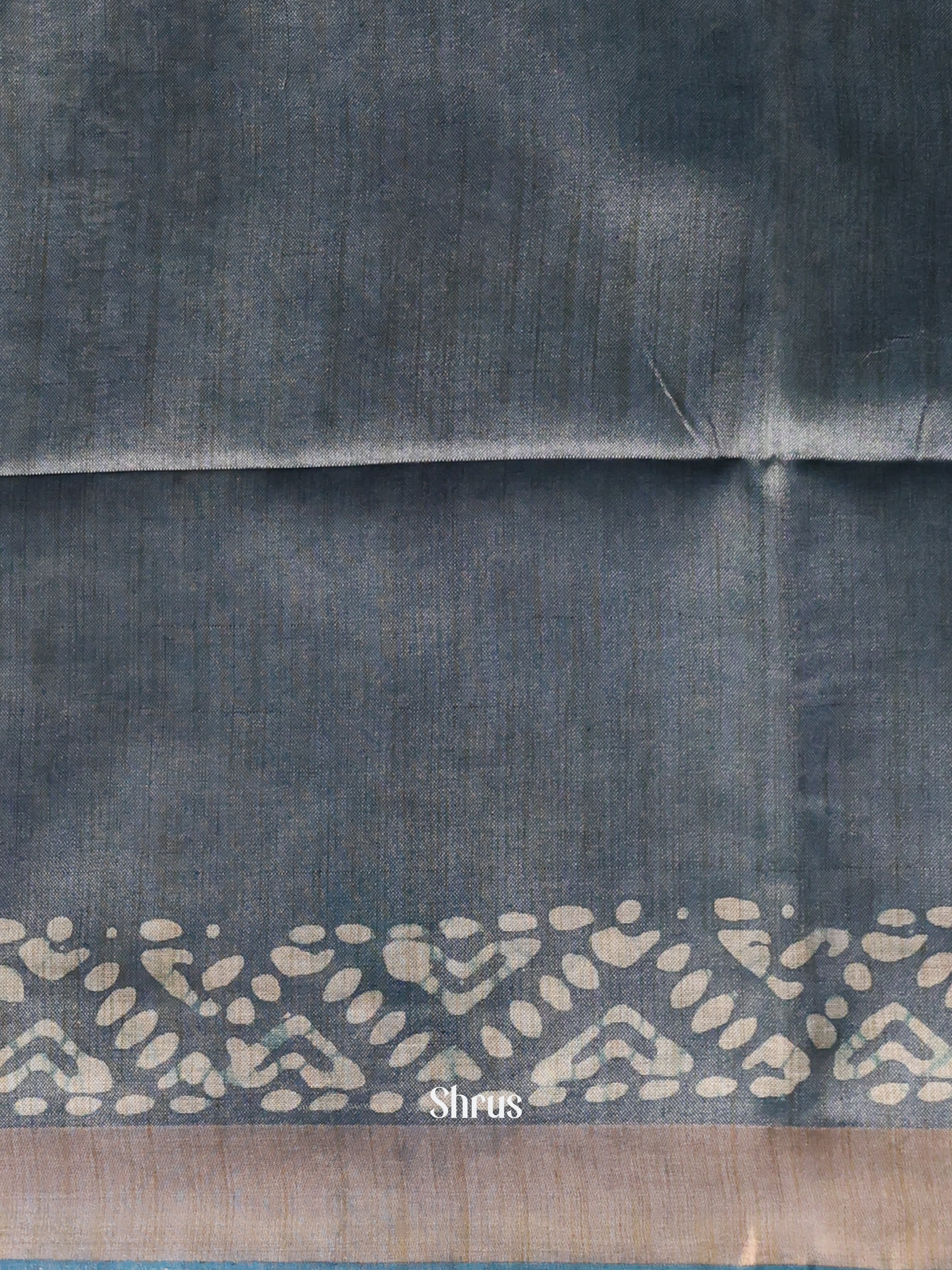 Black & Grey -Bhatik Saree - Shop on Shrus.com