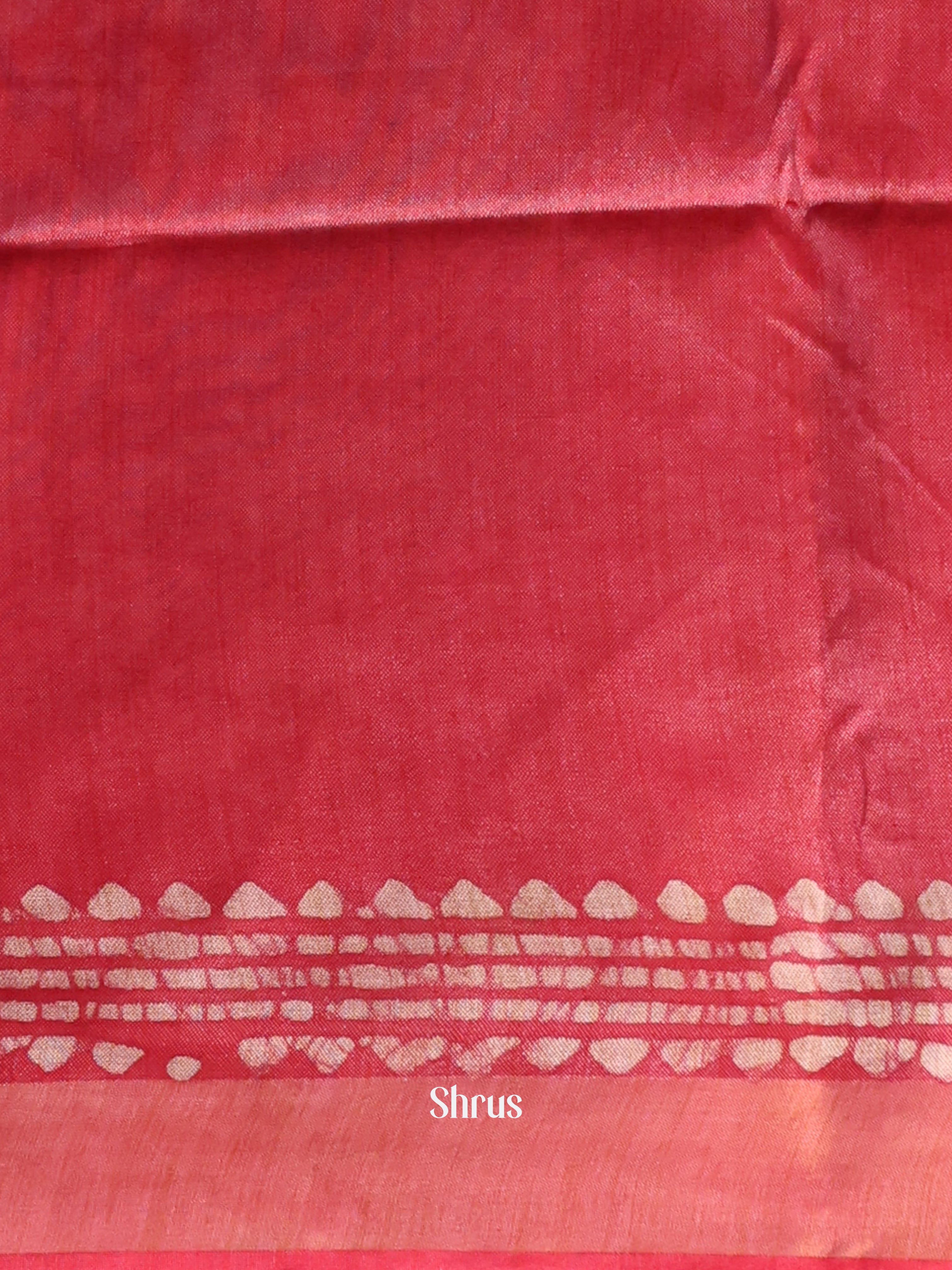 Black & Red -Bhatik Saree - Shop on Shrus.com