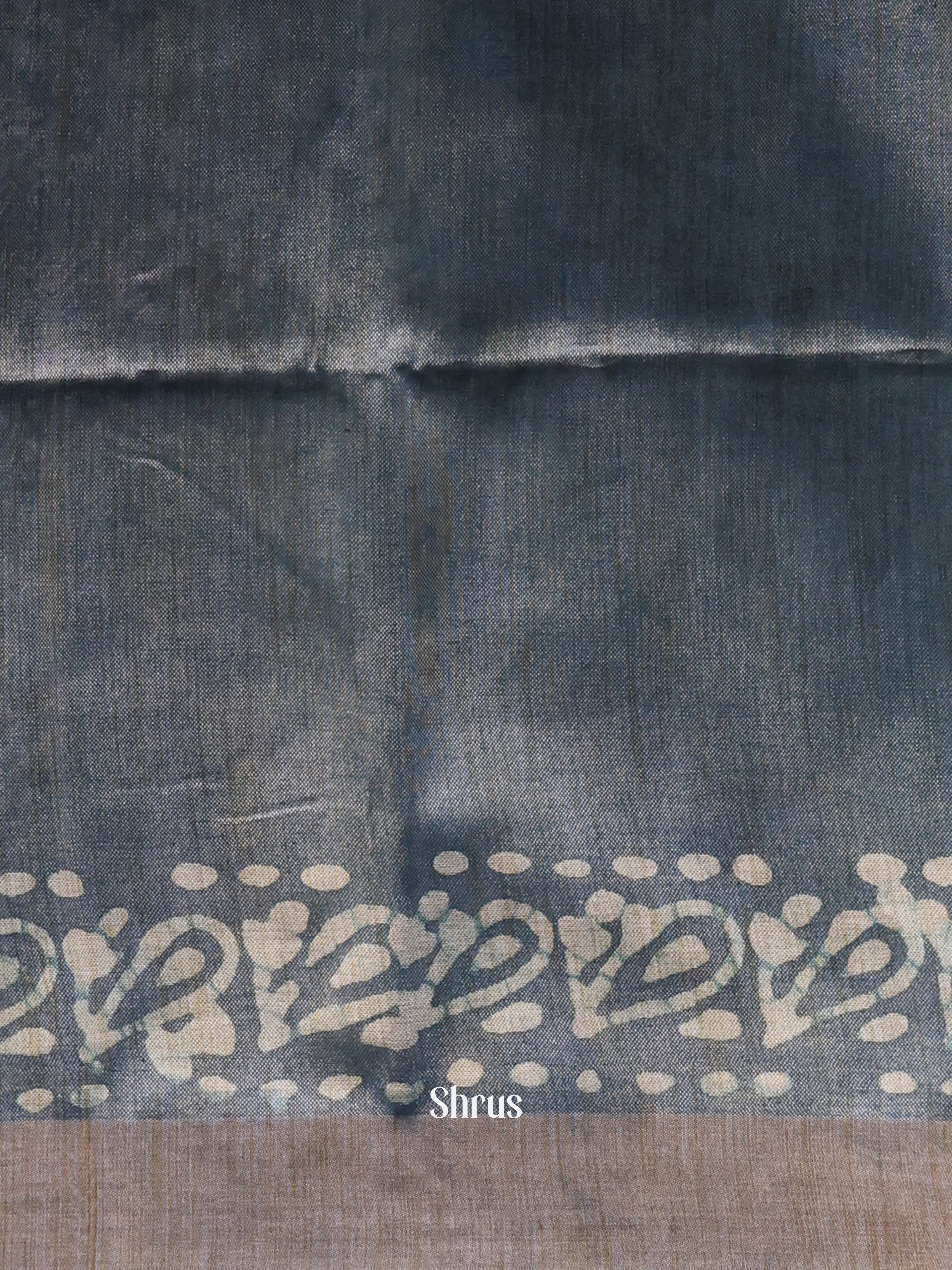 Black & Grey -Bhatik Saree - Shop on Shrus.com