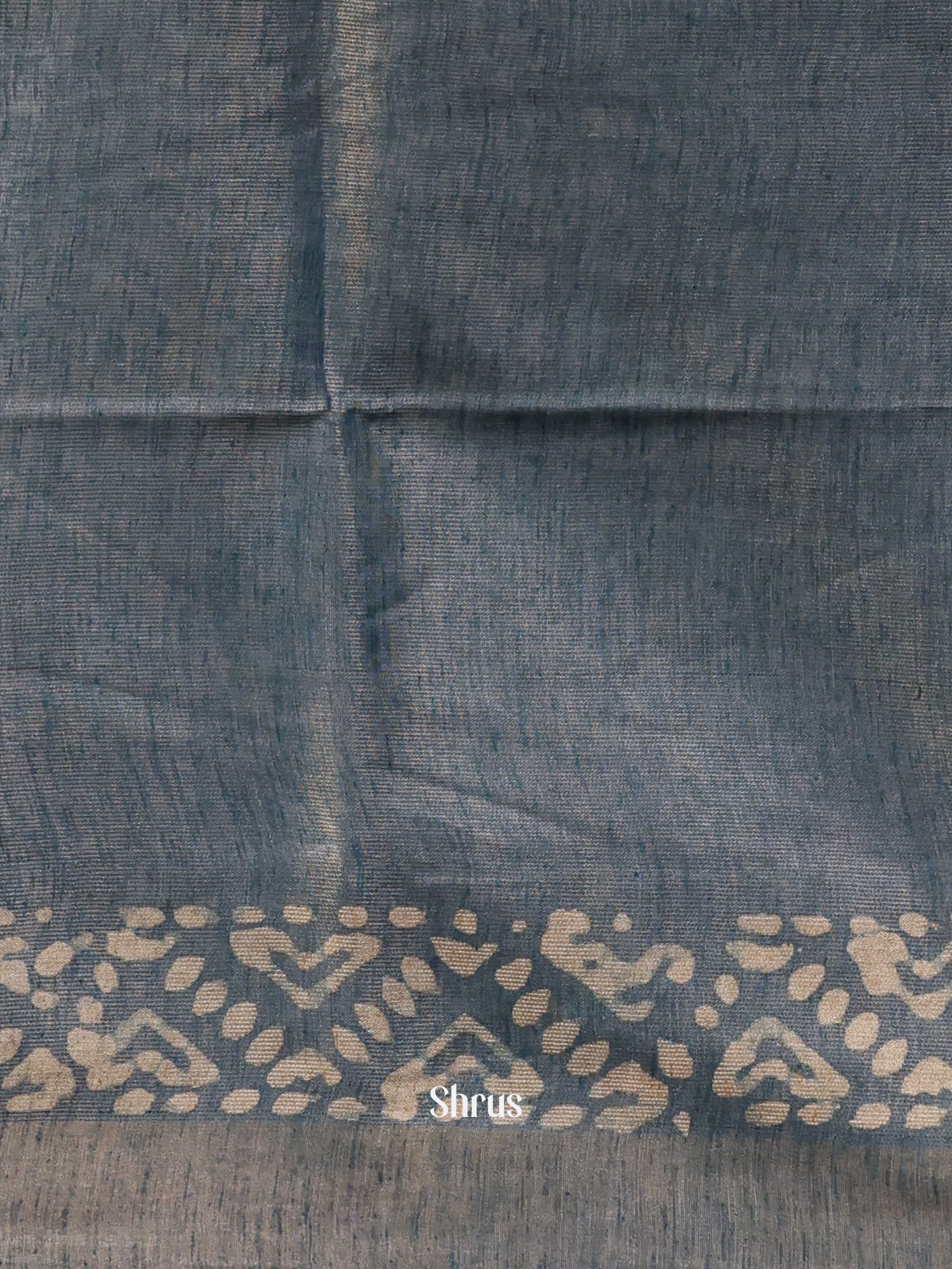 Black & Grey -Bhatik Saree - Shop on Shrus.com