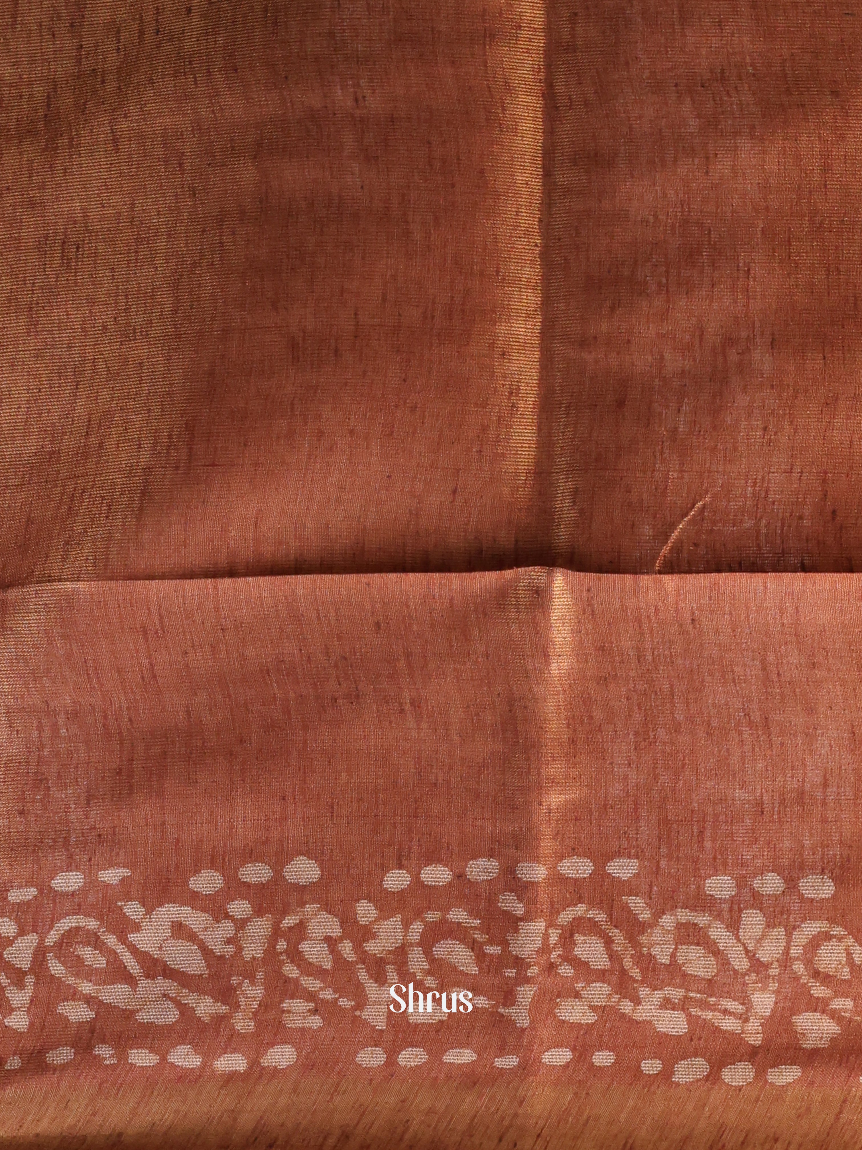 Dark Brown & Brown -Bhatik Saree - Shop on Shrus.com