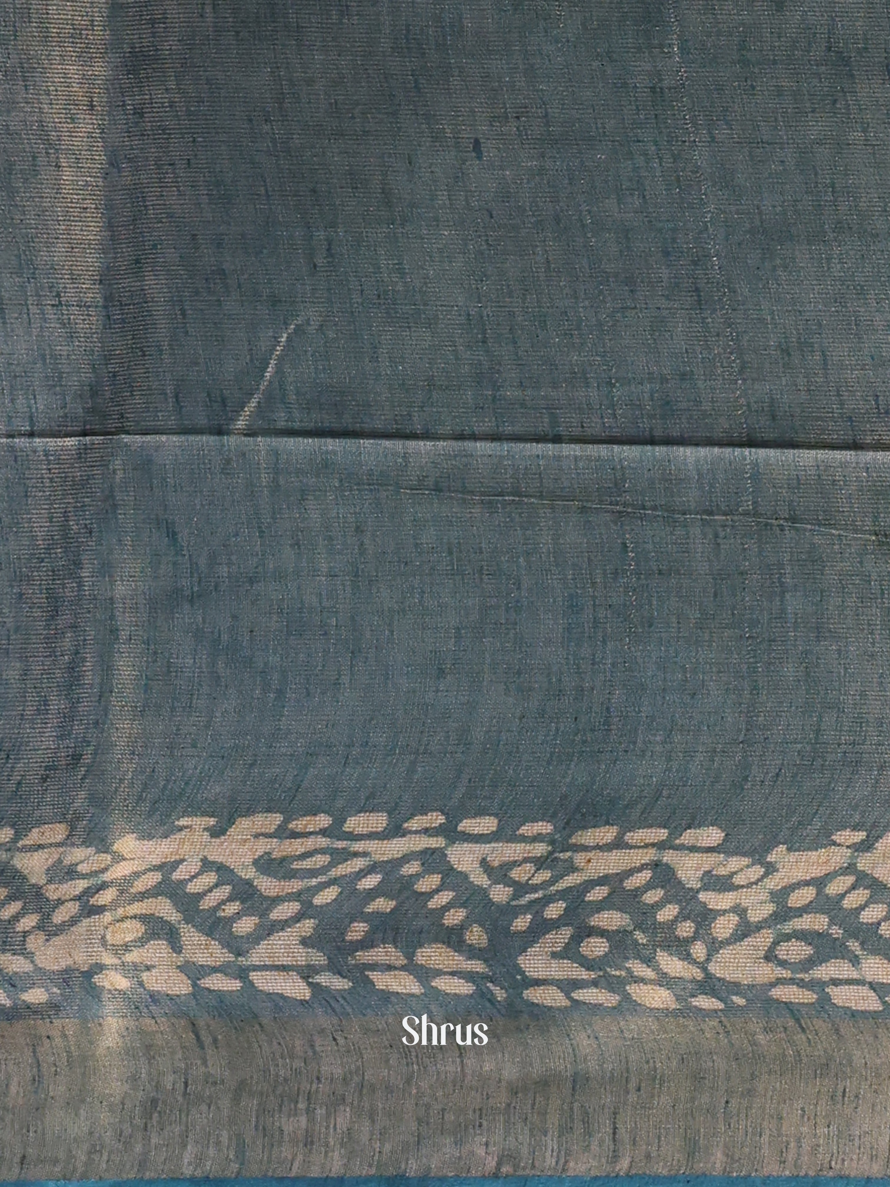 Black & Grey -Bhatik Saree - Shop on Shrus.com