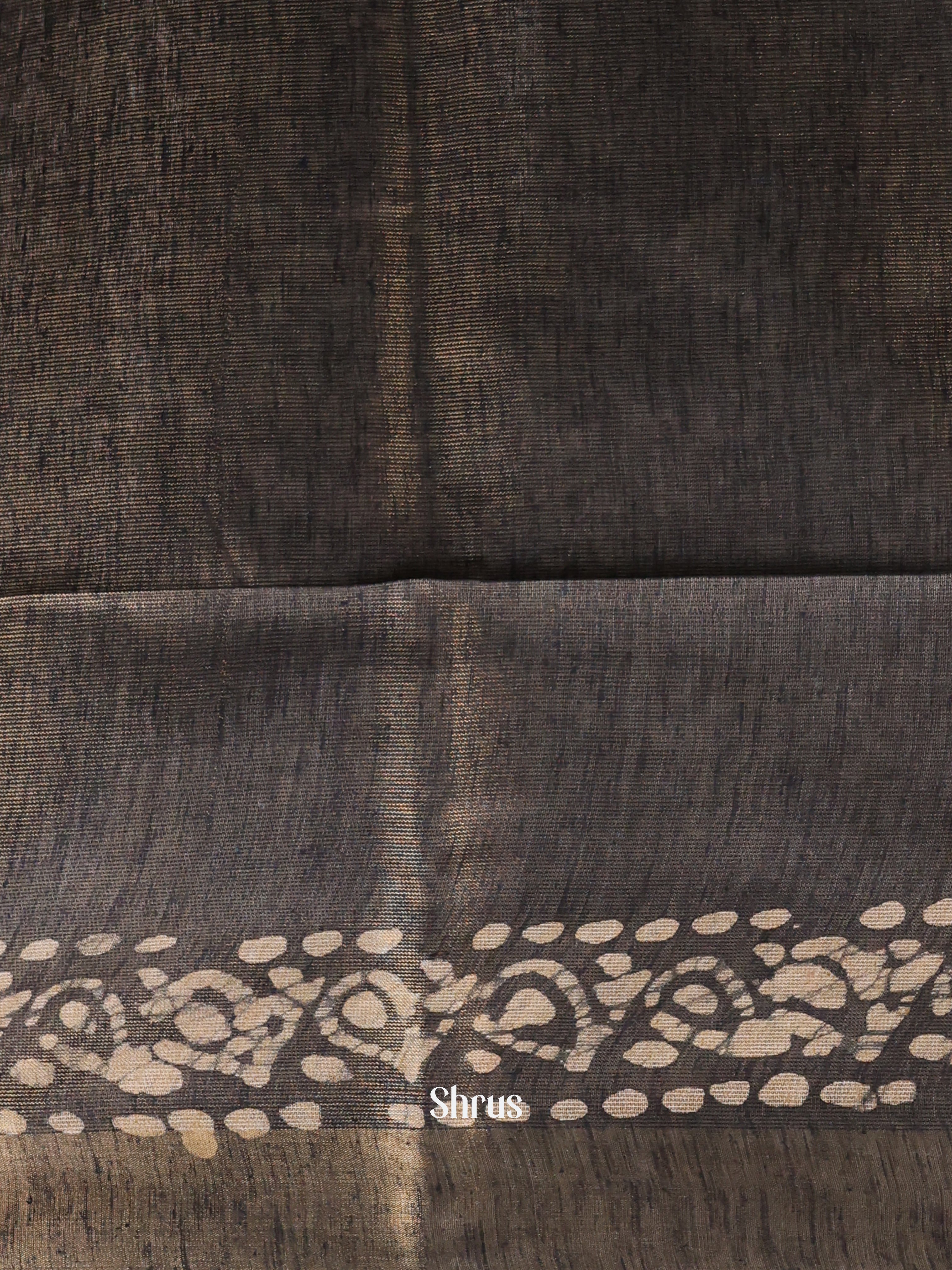 Green & Grey -Bhatik Saree - Shop on Shrus.com
