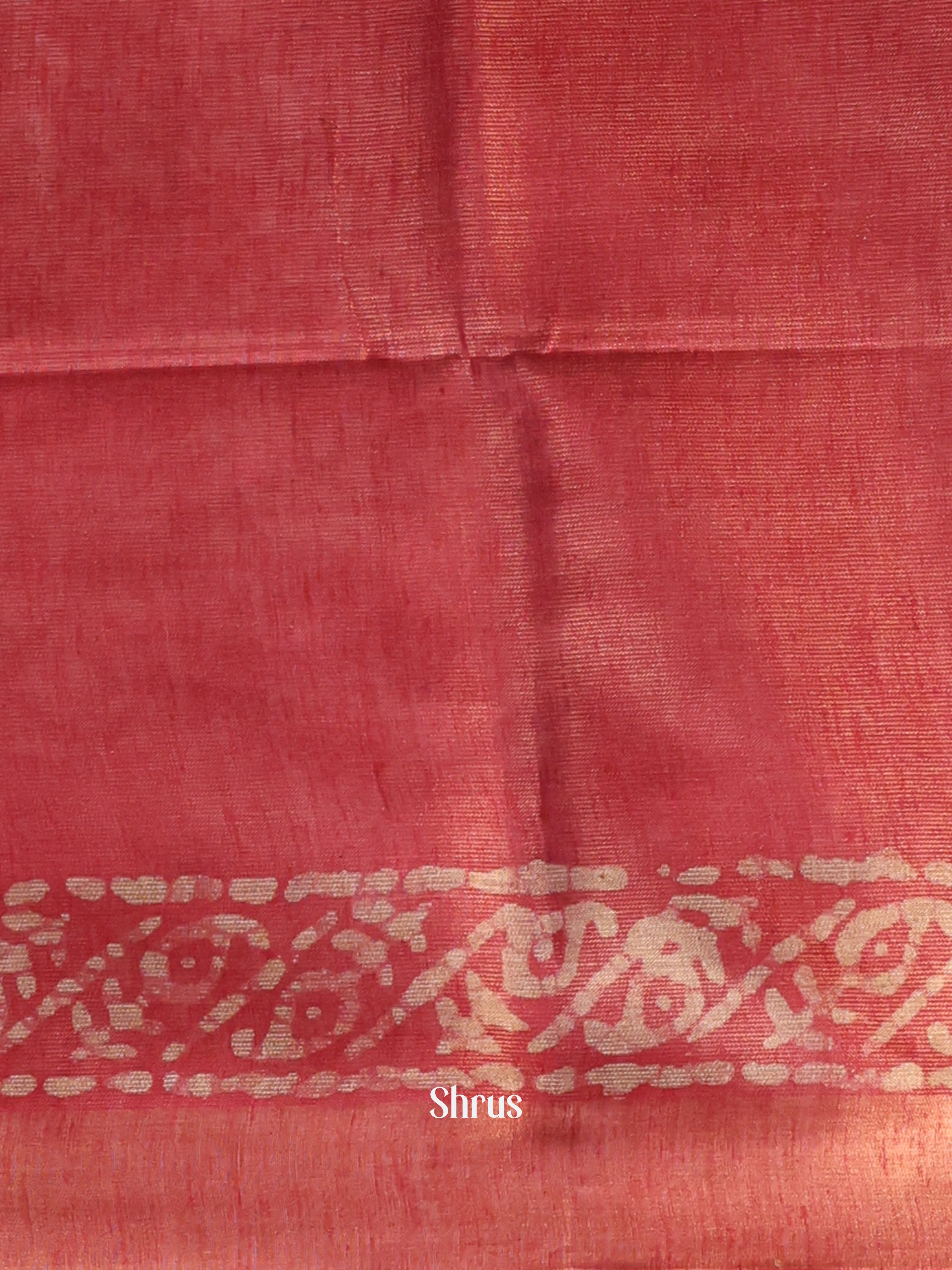 Blue & Red -Bhatik Saree - Shop on Shrus.com