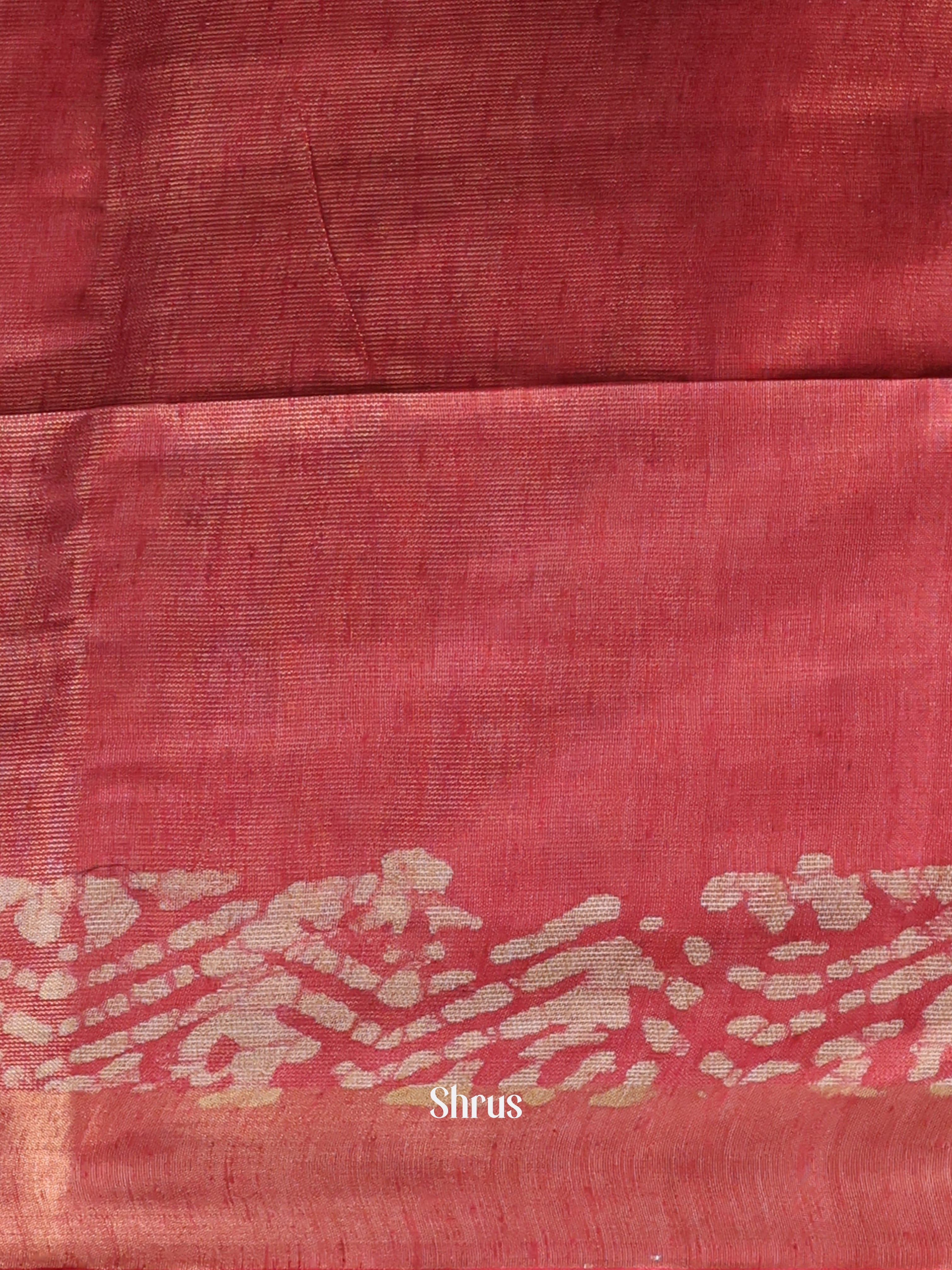Black & Red -Bhatik Saree - Shop on Shrus.com
