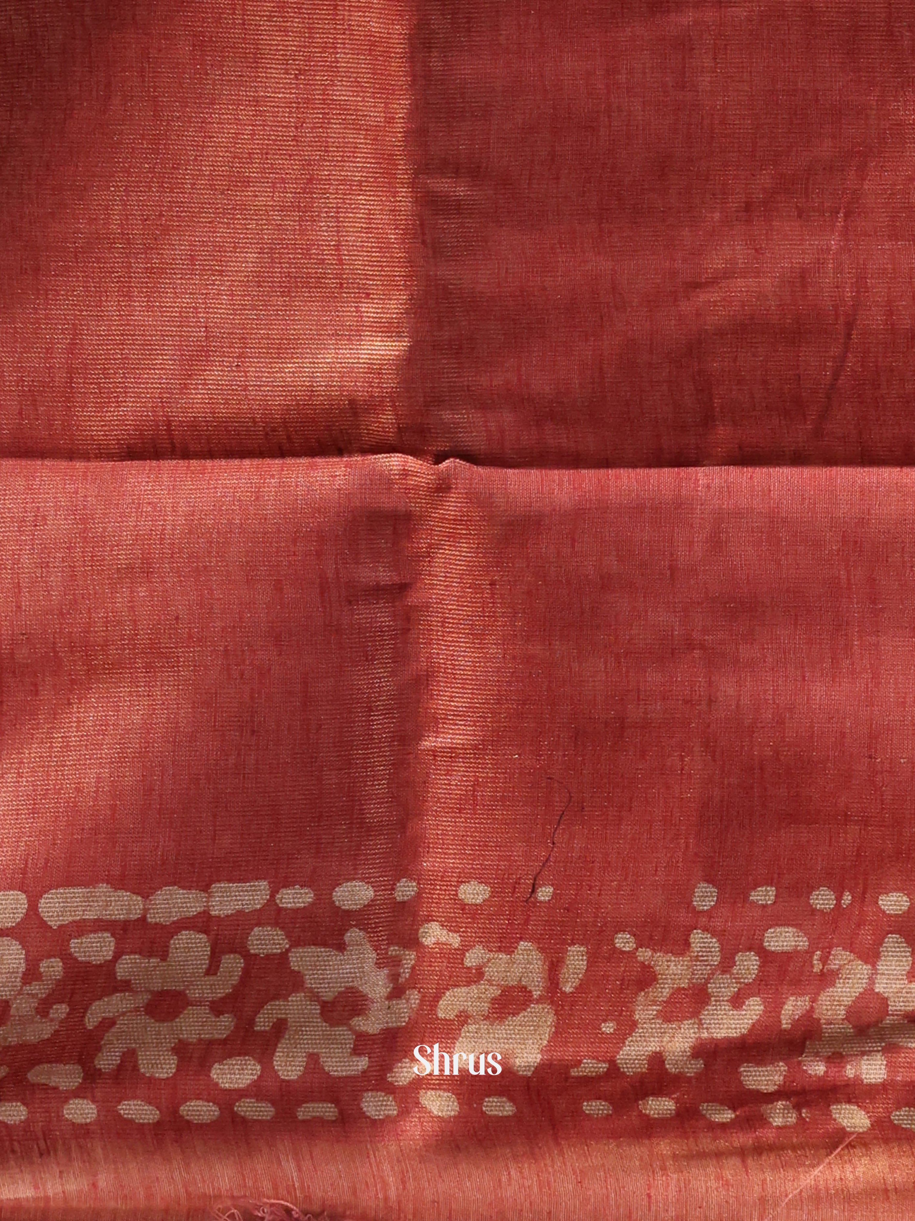 Black & Red -Bhatik Saree - Shop on Shrus.com