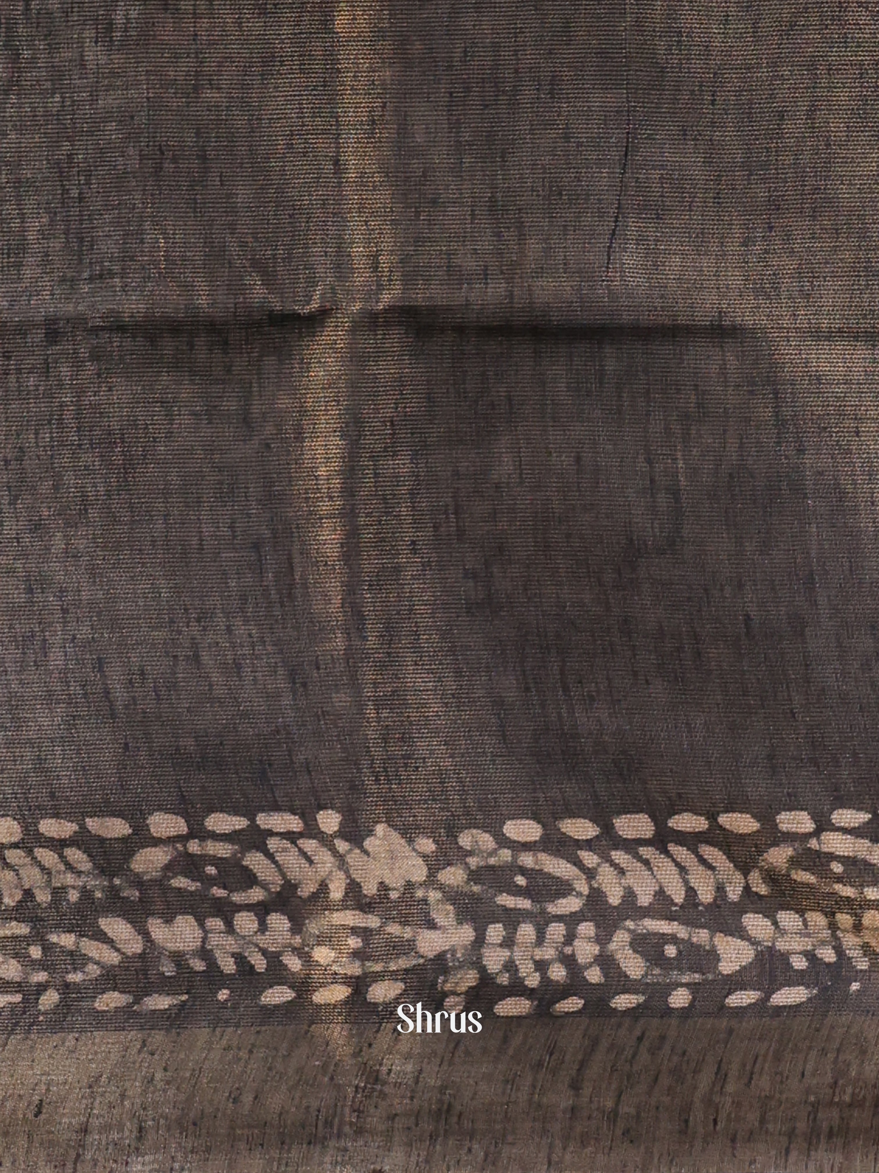 Green & Grey -Bhatik Saree - Shop on Shrus.com