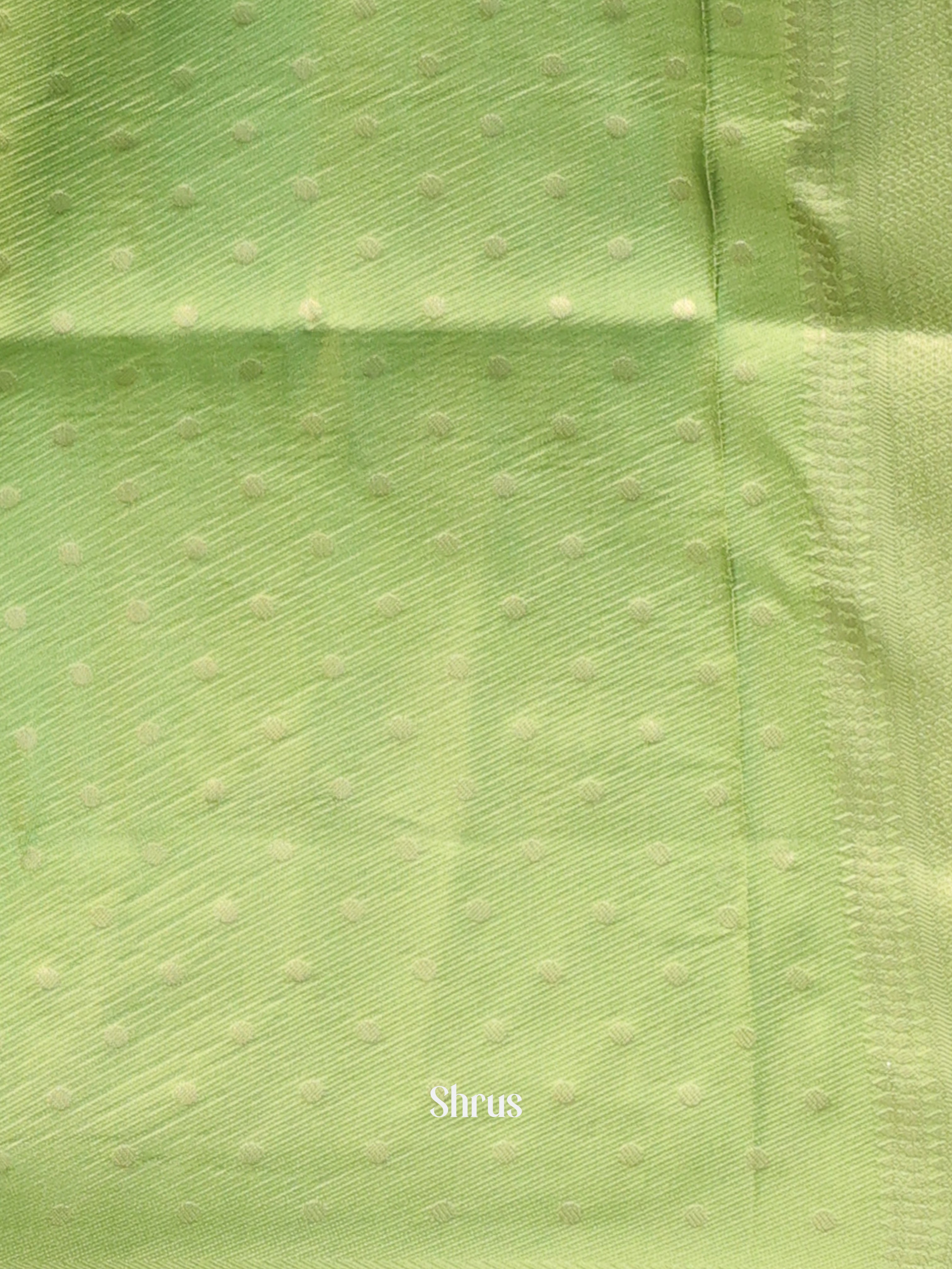 Green - Semi Georgette Saree - Shop on Shrus.com