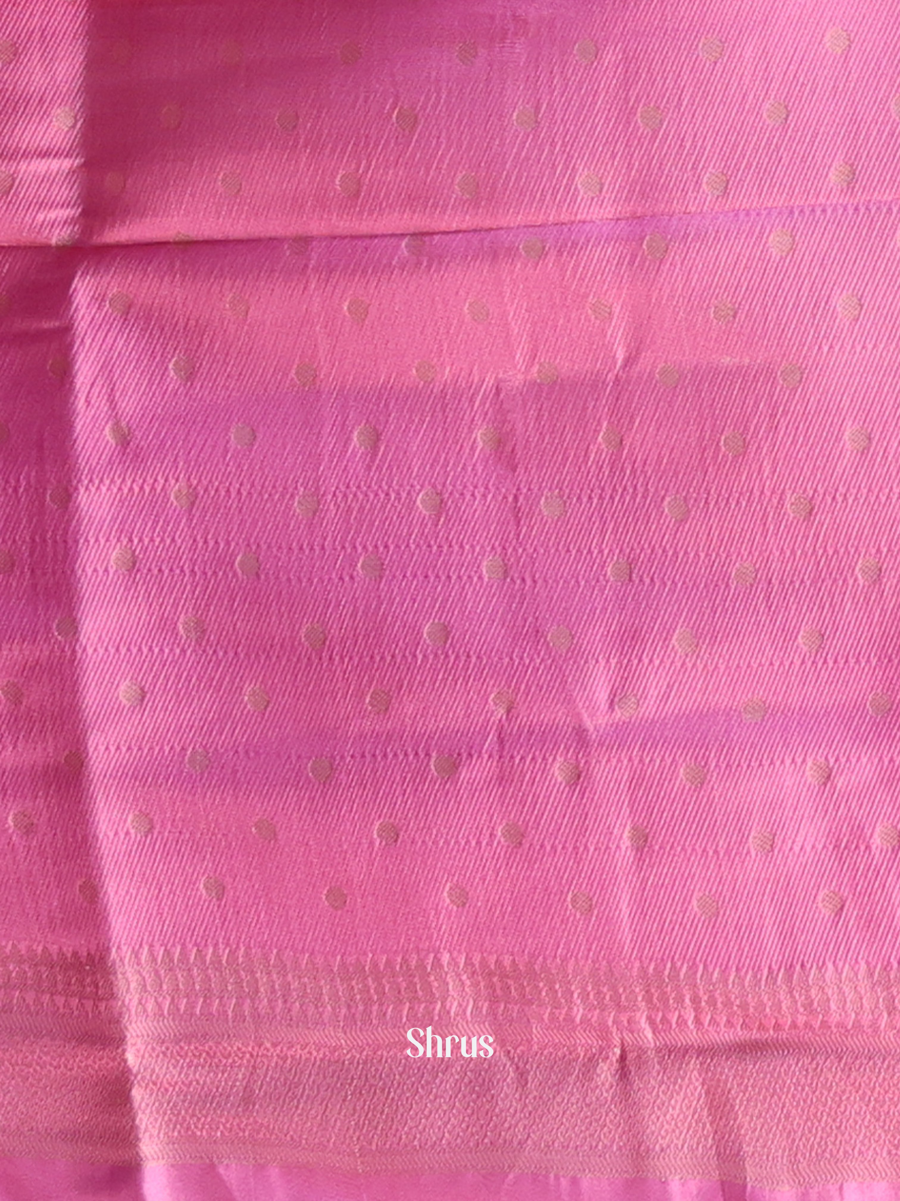 Pink- Semi Georgette Saree - Shop on Shrus.com