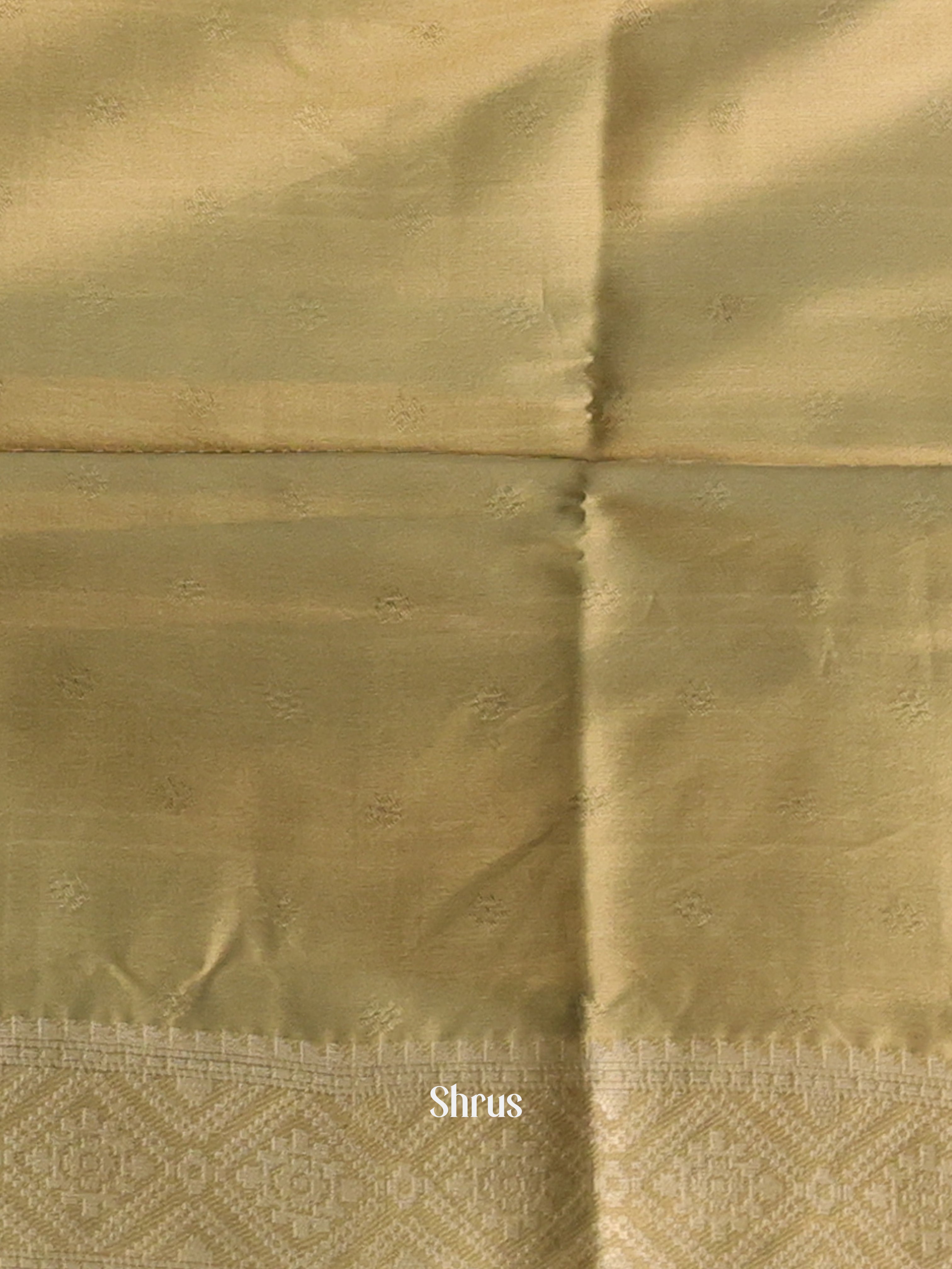 Lite Green & Green- Semi Georgette Saree - Shop on Shrus.com