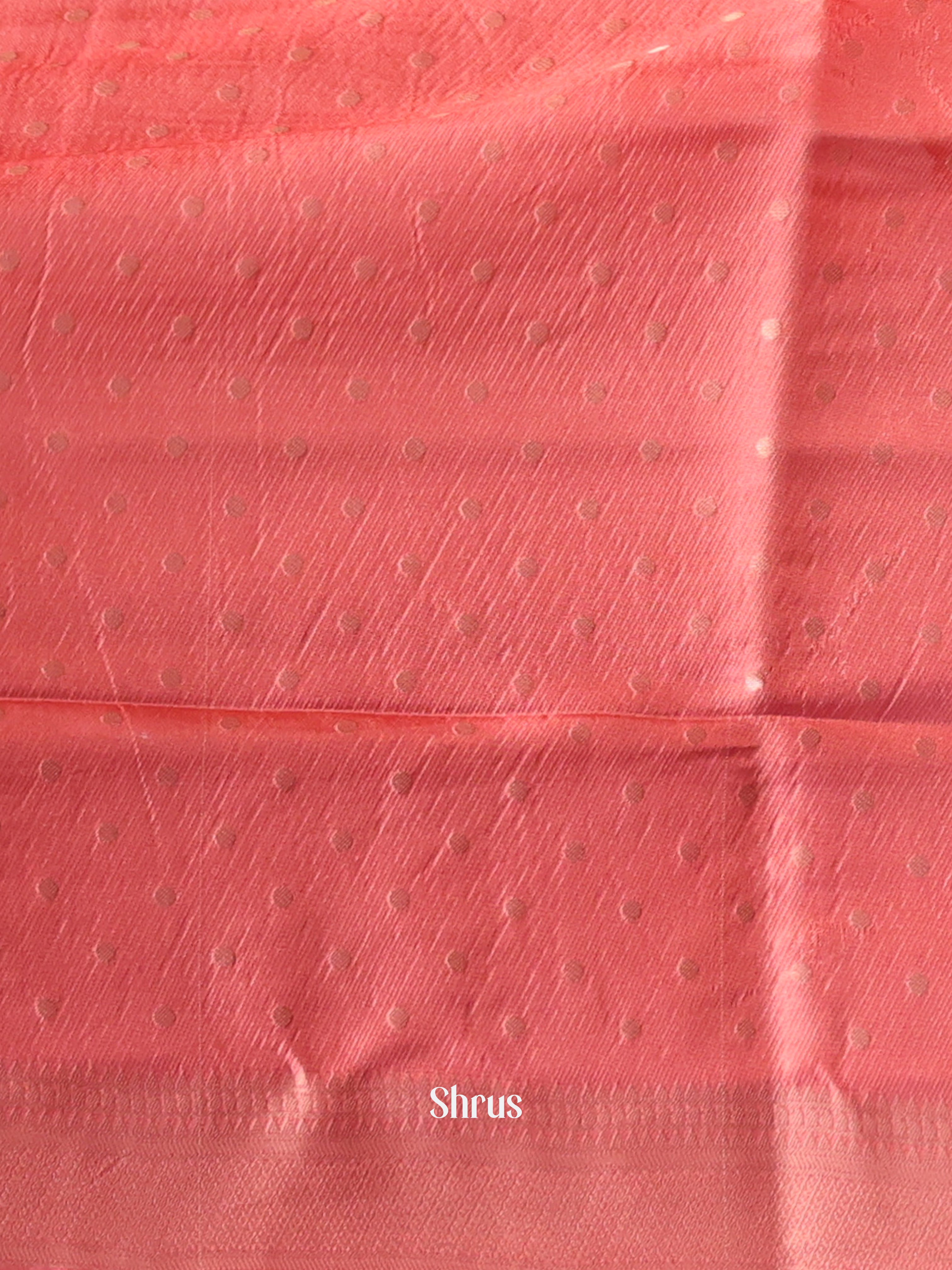 Pink - Semi Georgette Saree - Shop on Shrus.com