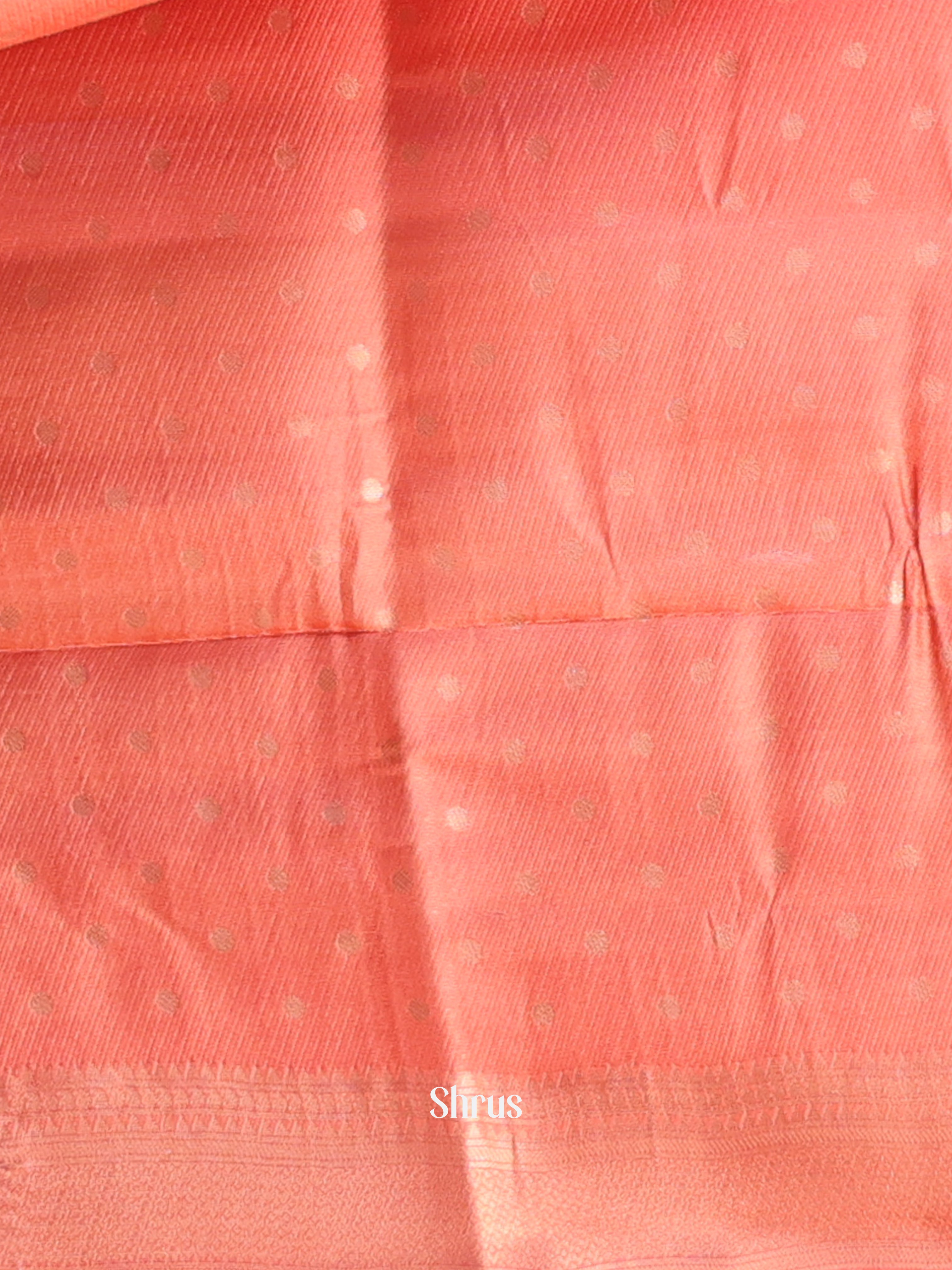 Pink - Semi Georgette Saree - Shop on Shrus.com