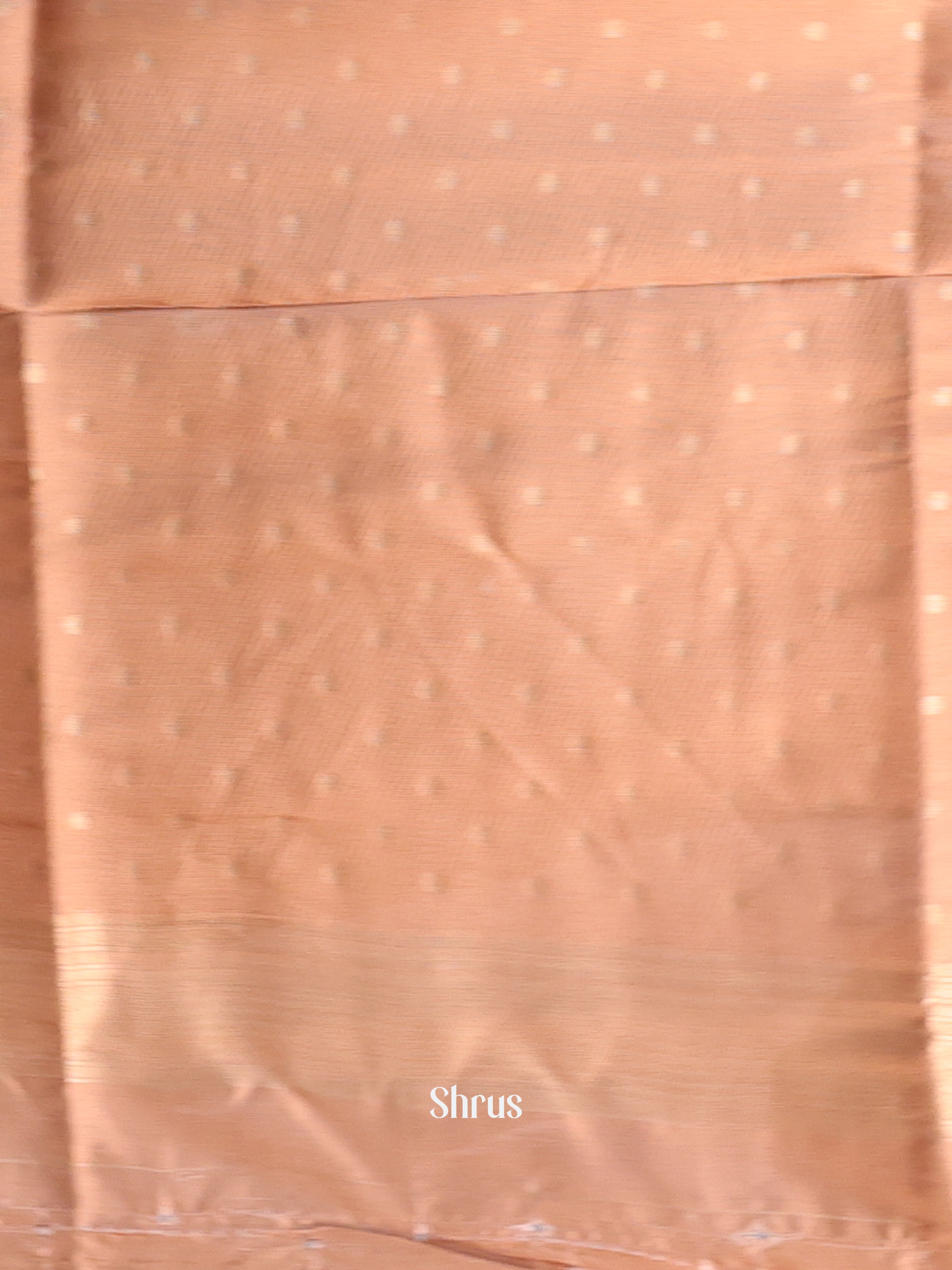 Peach - Semi Georgette Saree - Shop on Shrus.com