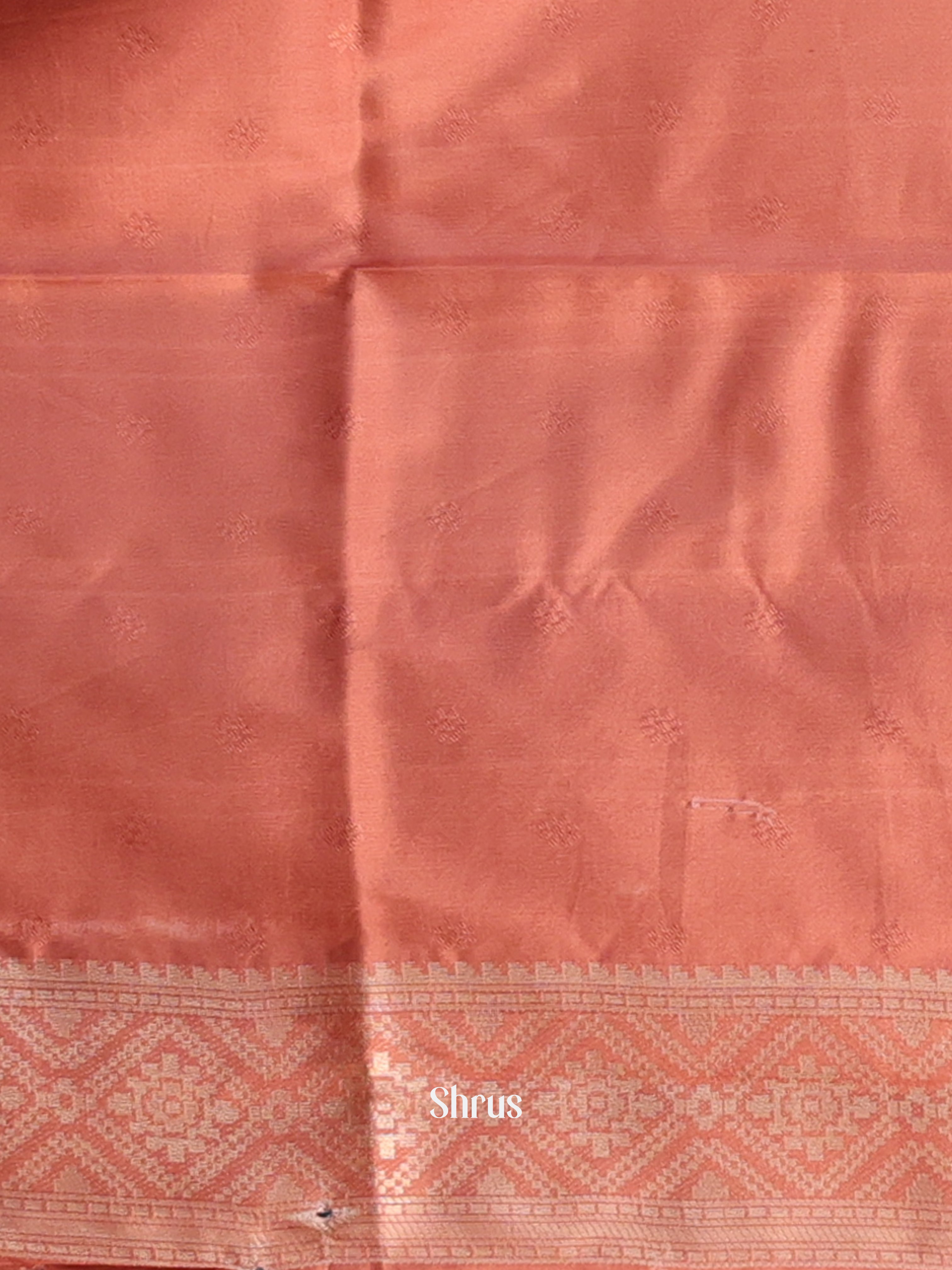 Pink & Onion Peel - Semi Georgette Saree - Shop on Shrus.com