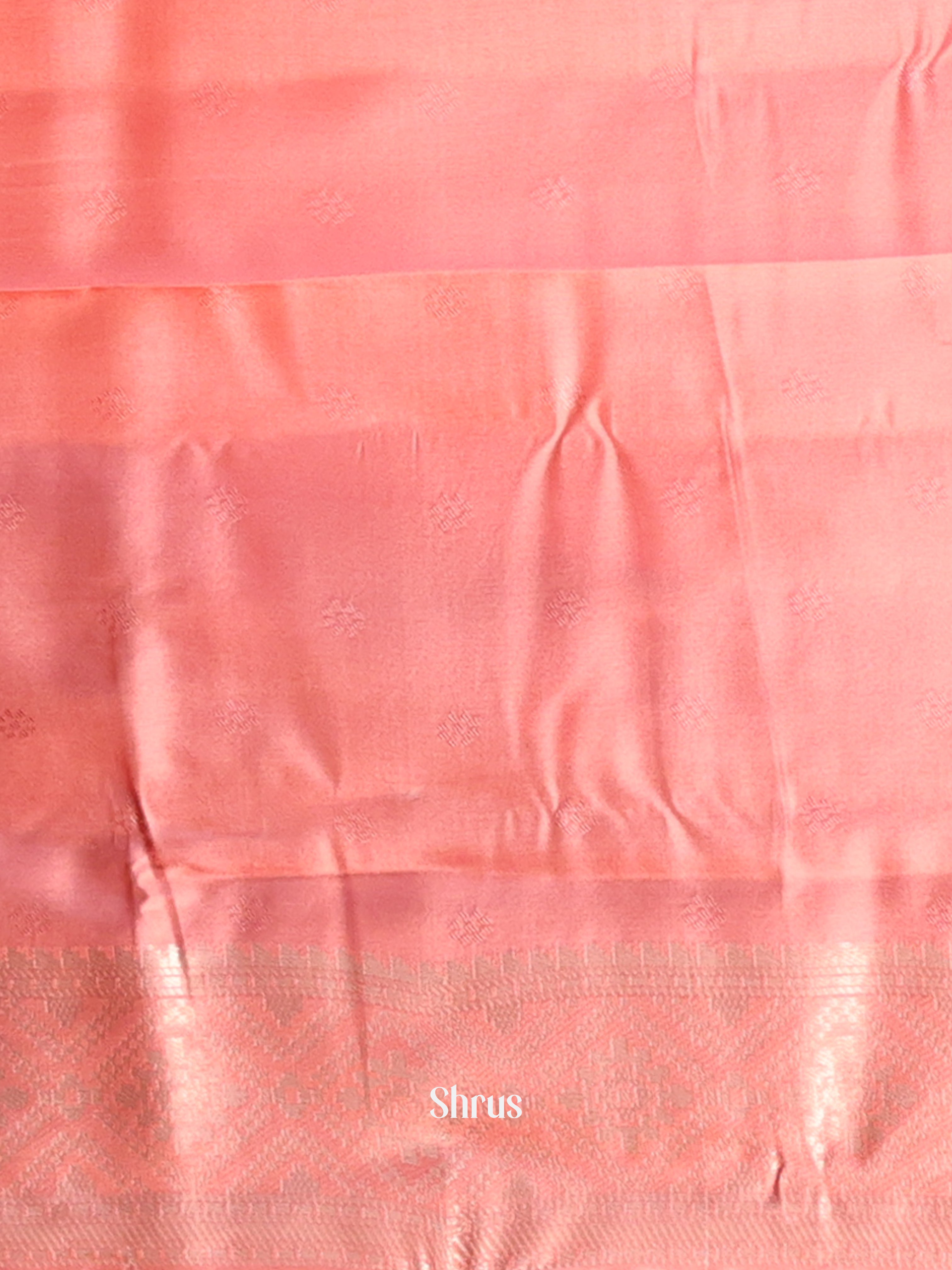 Pink - Semi Georgette Saree - Shop on Shrus.com