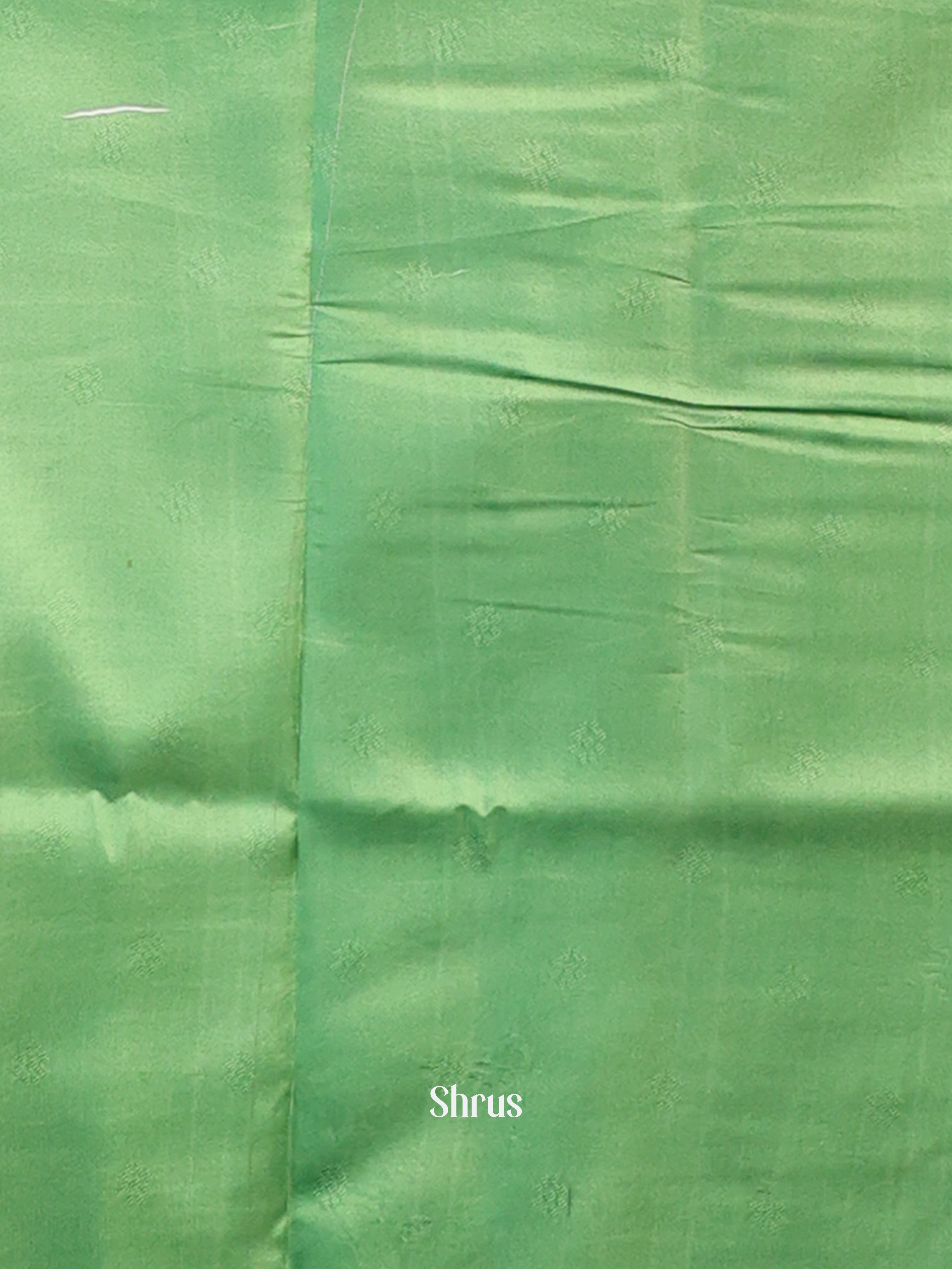 Green - Semi Georgette Saree - Shop on Shrus.com