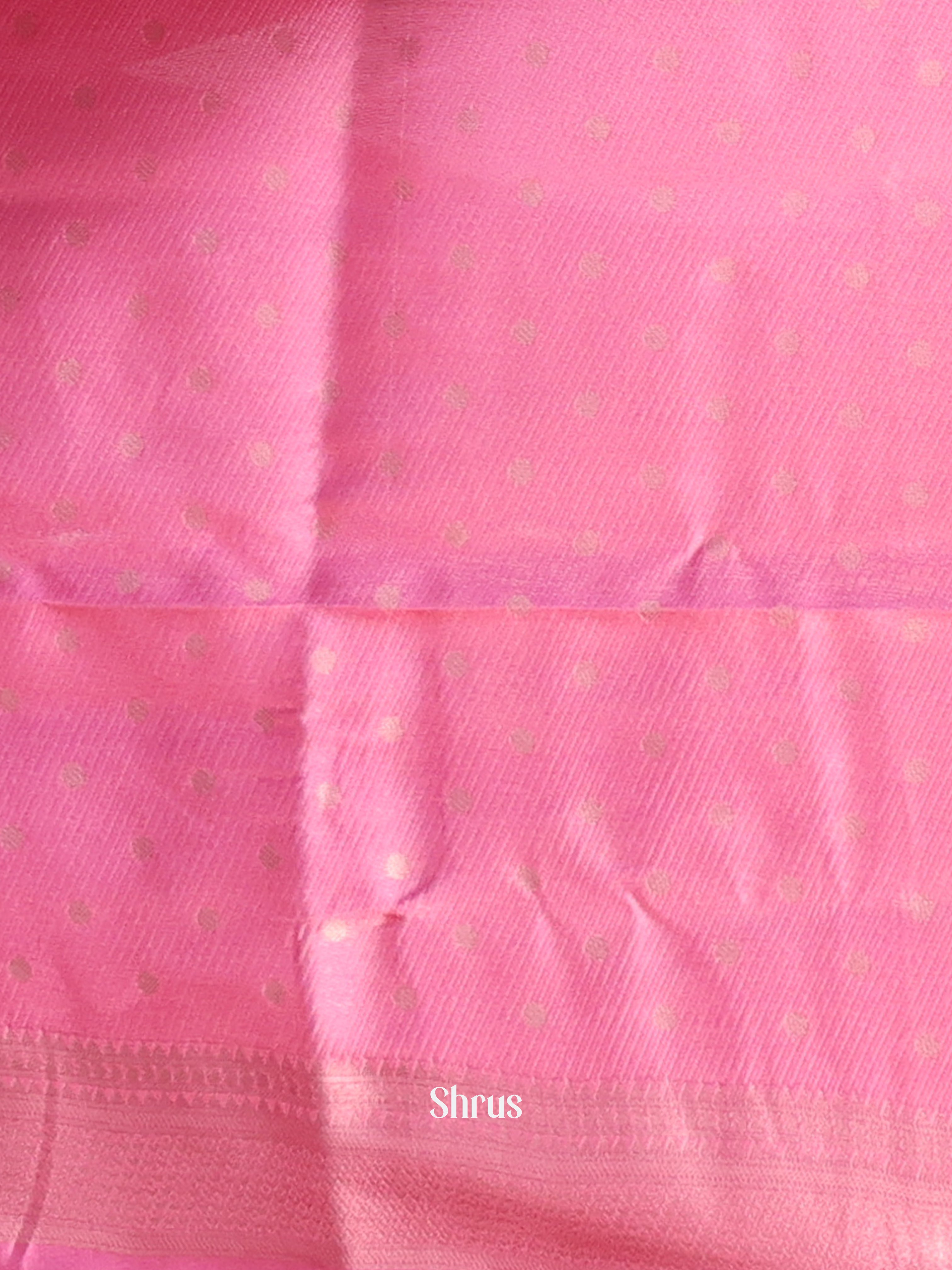 Pink- Semi Georgette Saree - Shop on Shrus.com