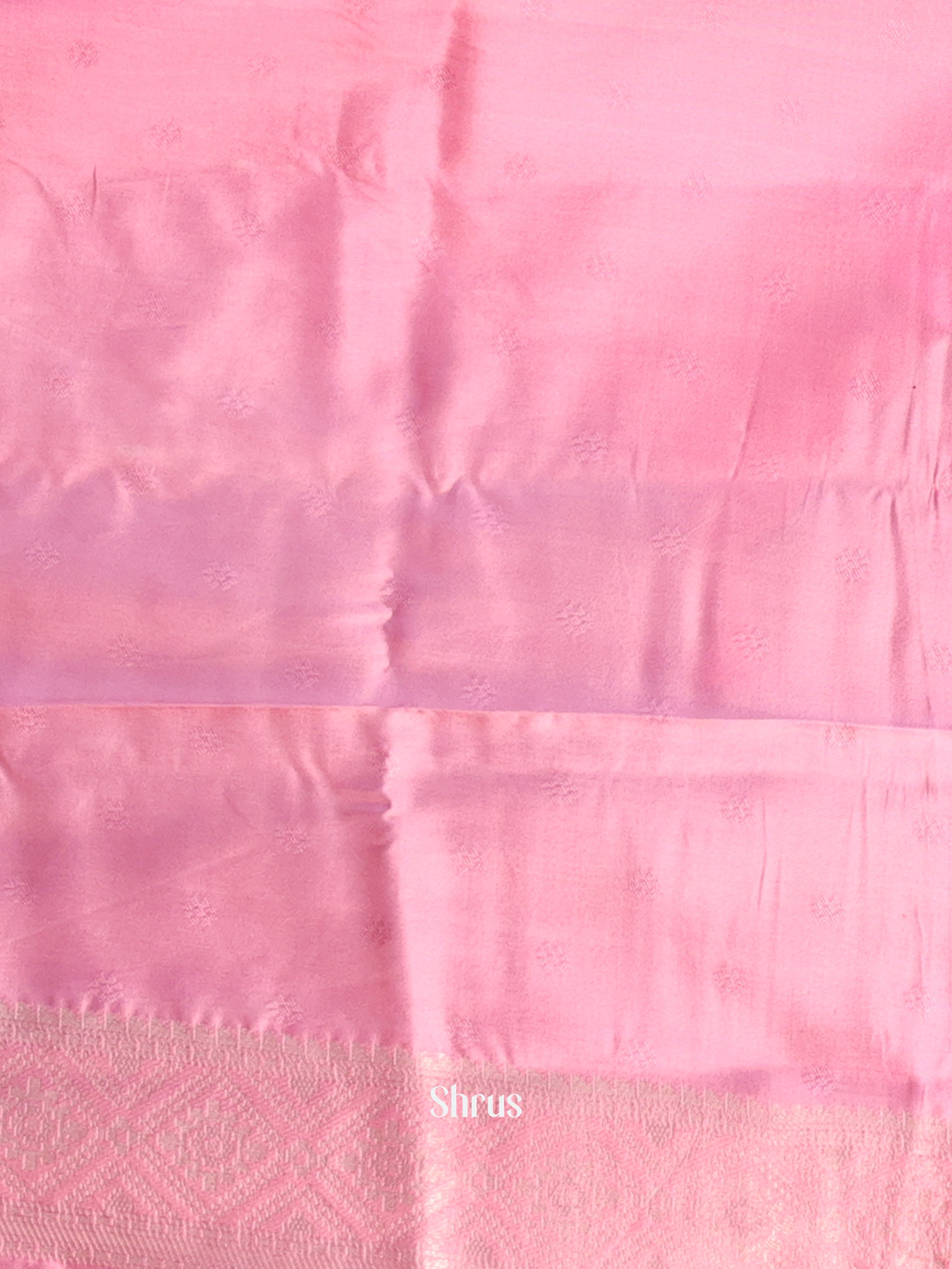 Pink- Semi Georgette Saree - Shop on Shrus.com