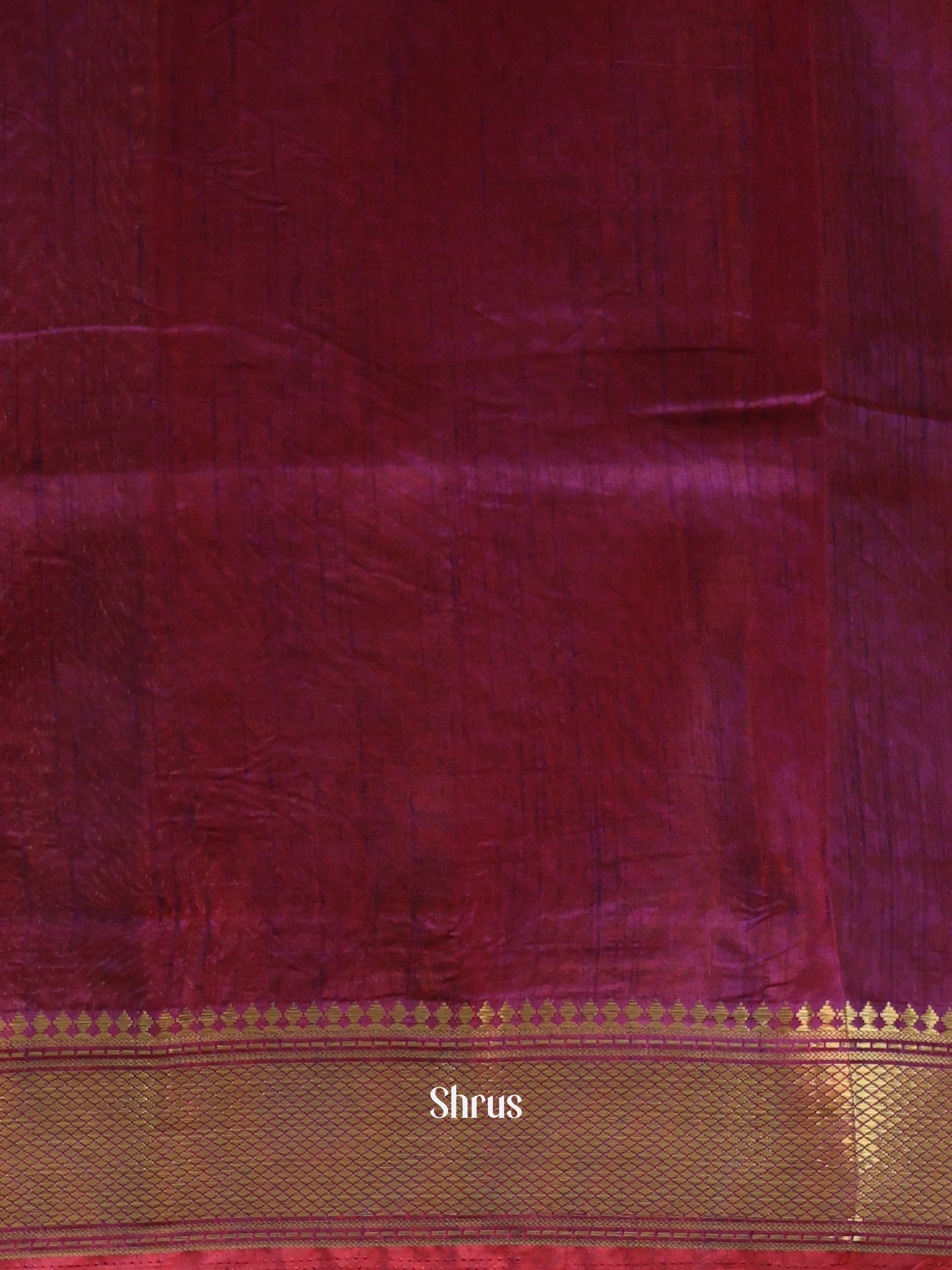 Pink & Purple - Semi Patola Saree - Shop on Shrus.com