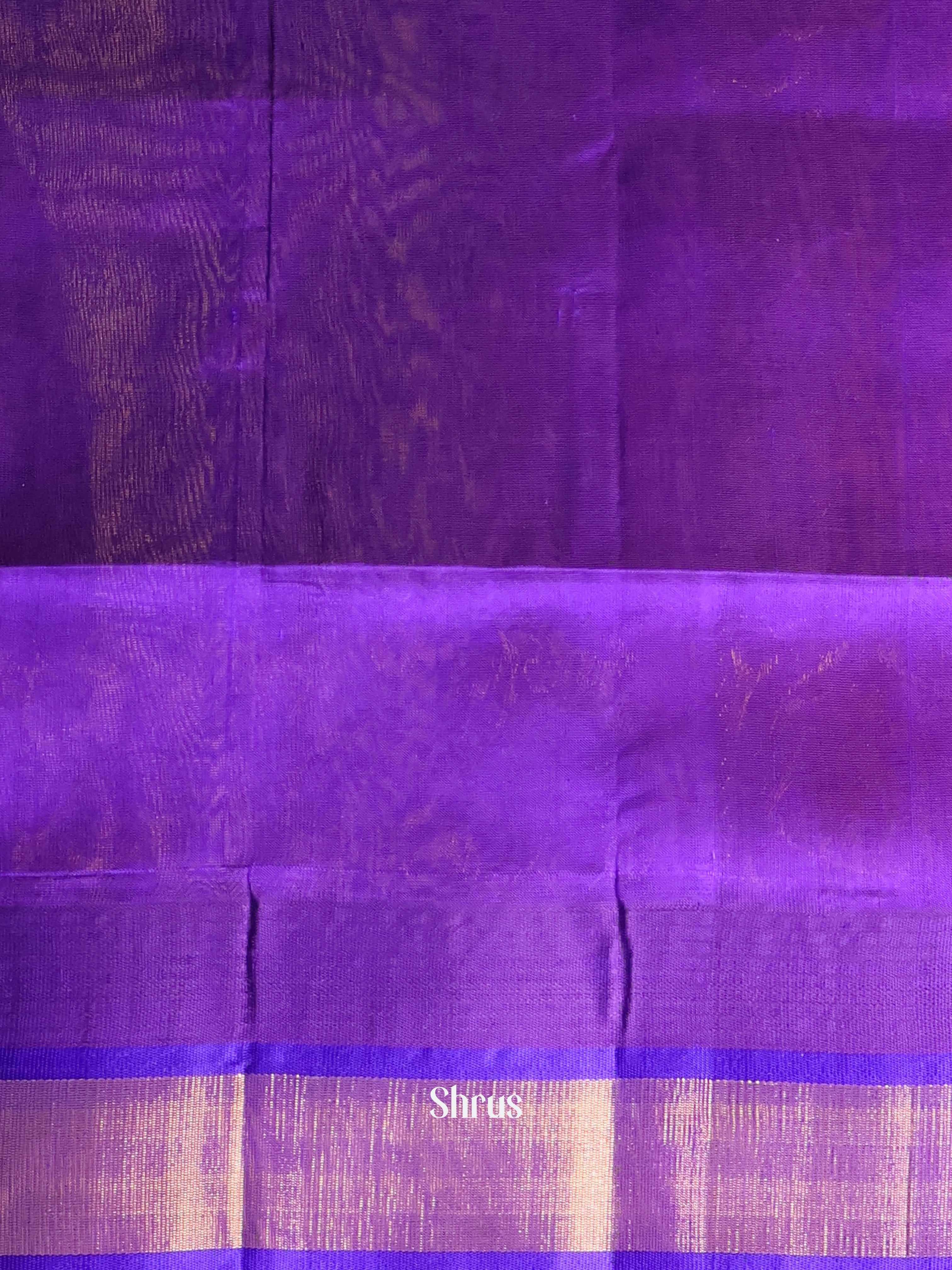 Pink & Violet - Silk Cotton Saree - Shop on Shrus.com