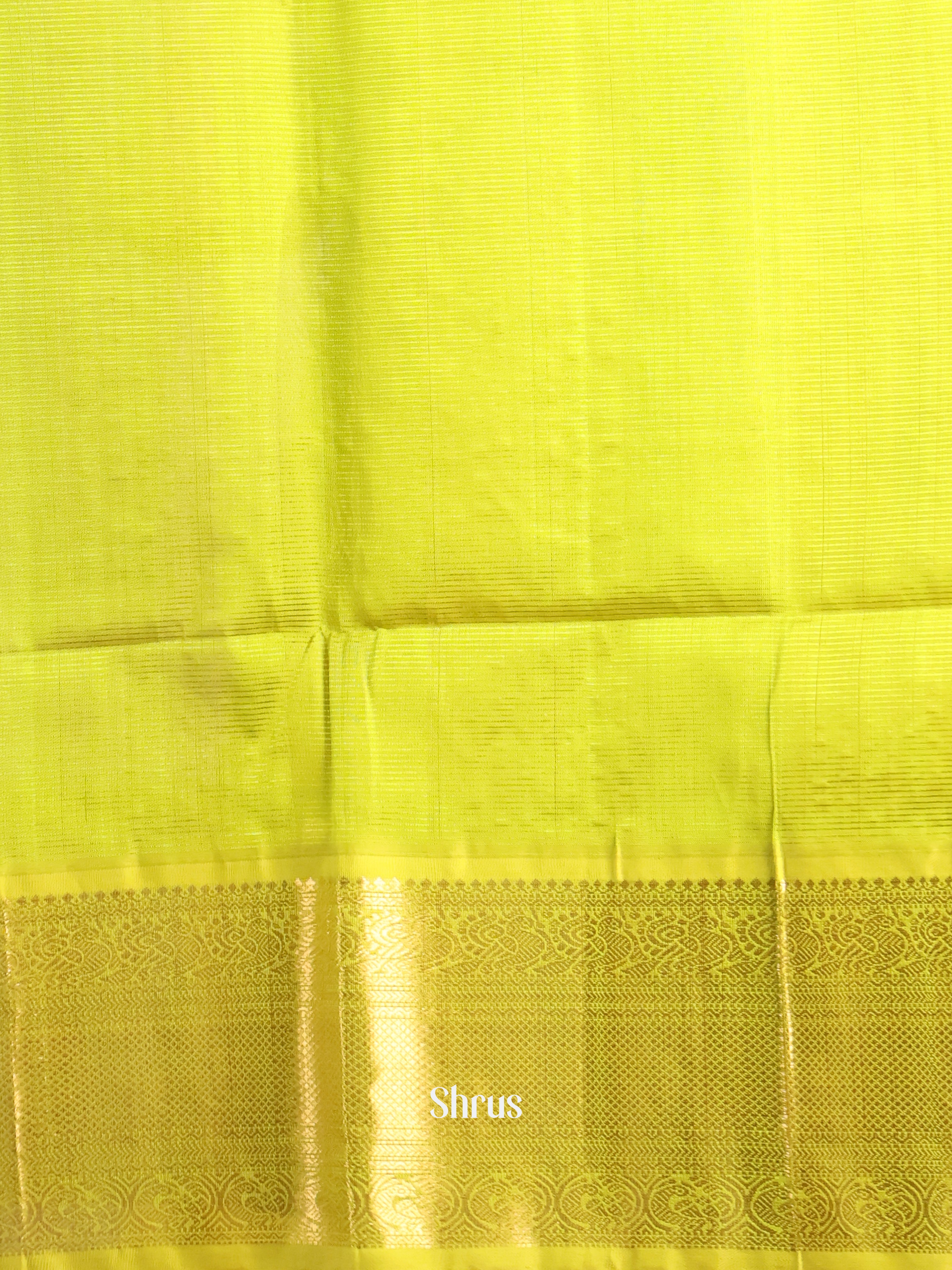 Peach & Green - Silk Cotton Saree - Shop on Shrus.com