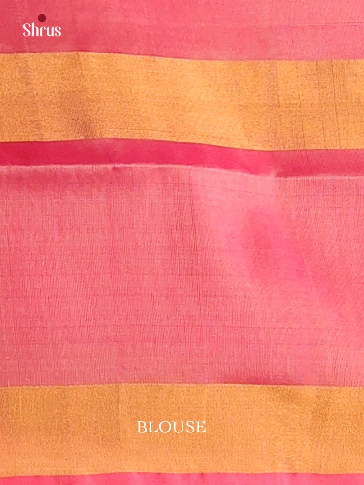 Charming Cream Uppada silk Saree with gold zari buttas & pink rettaipet border-1