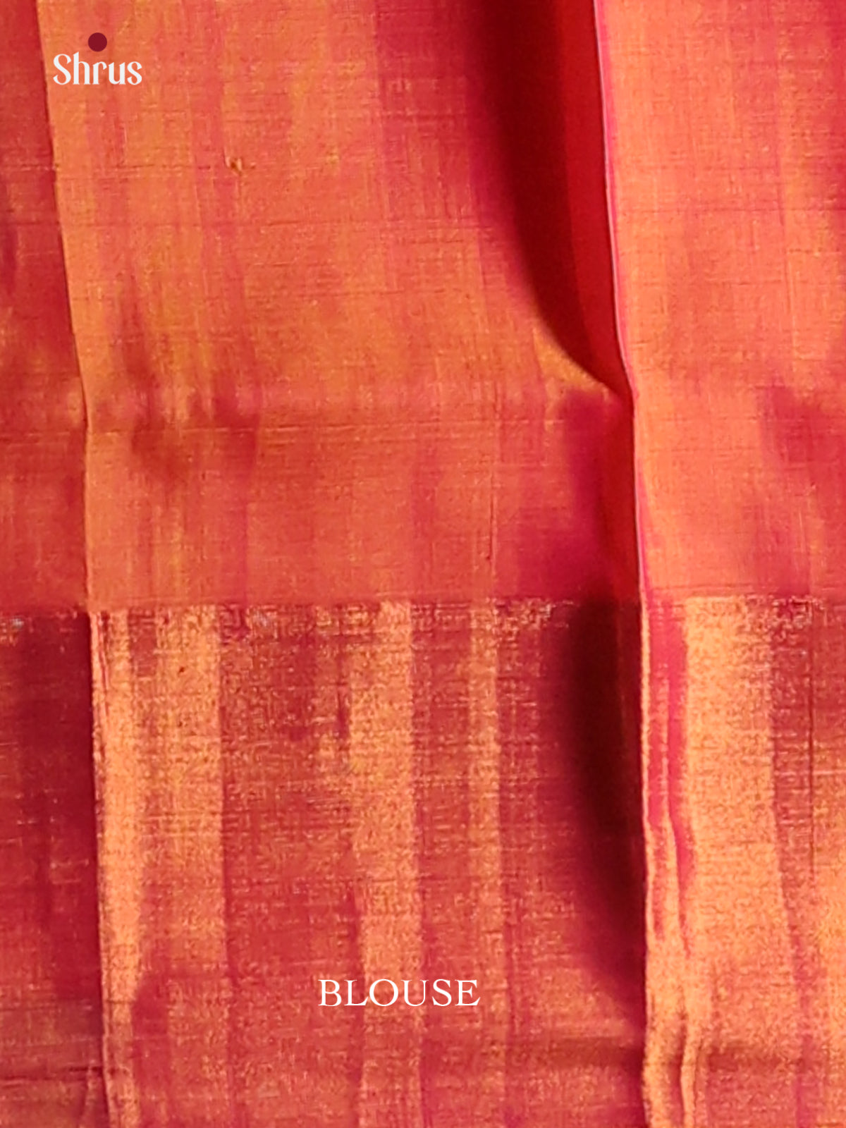 Deep Pink Uppada silk Saree with zari woven floral motifs paired with contrast pallu-1