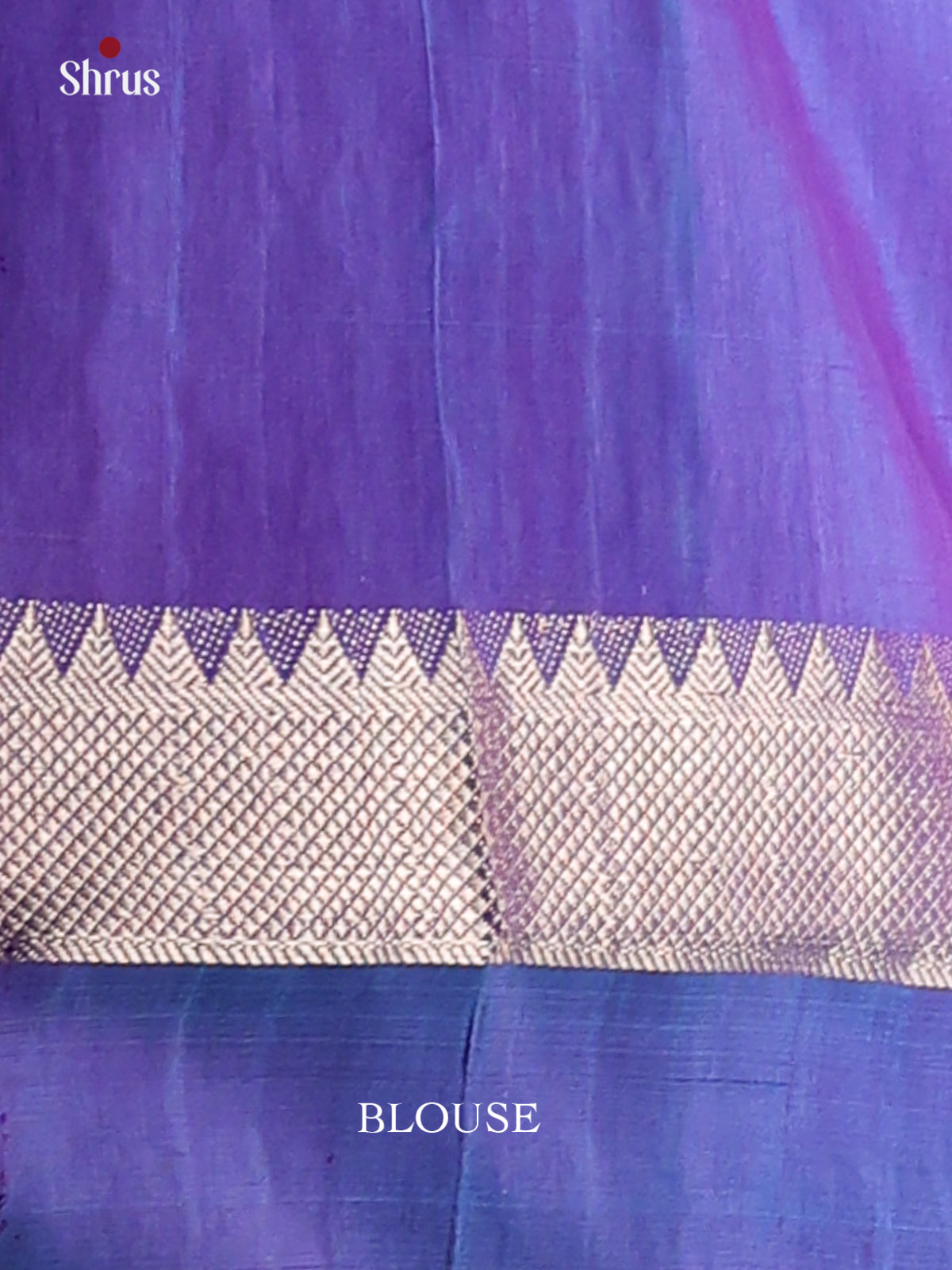 Exquisite Violet Uppada silk Saree with thosand peacock zari buttas , floral pallu - Shop on Shrus.com