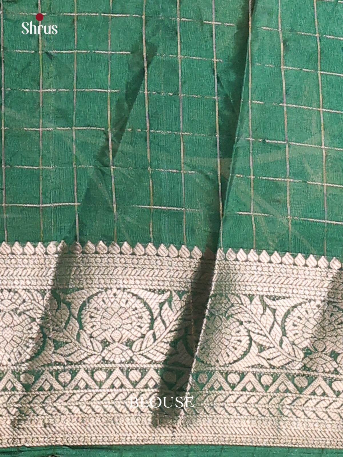 Maroon with Green - Printed Tussar saree - CJS29405 - Shop on Shrus.com