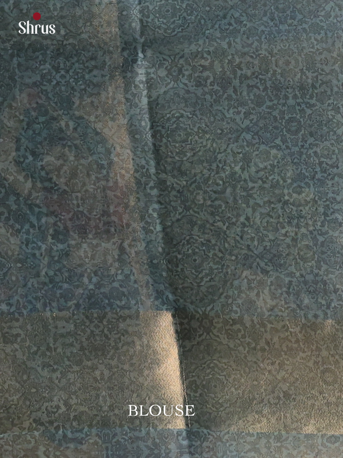 Blue - Semi Tissue Saree - Shop on Shrus.com