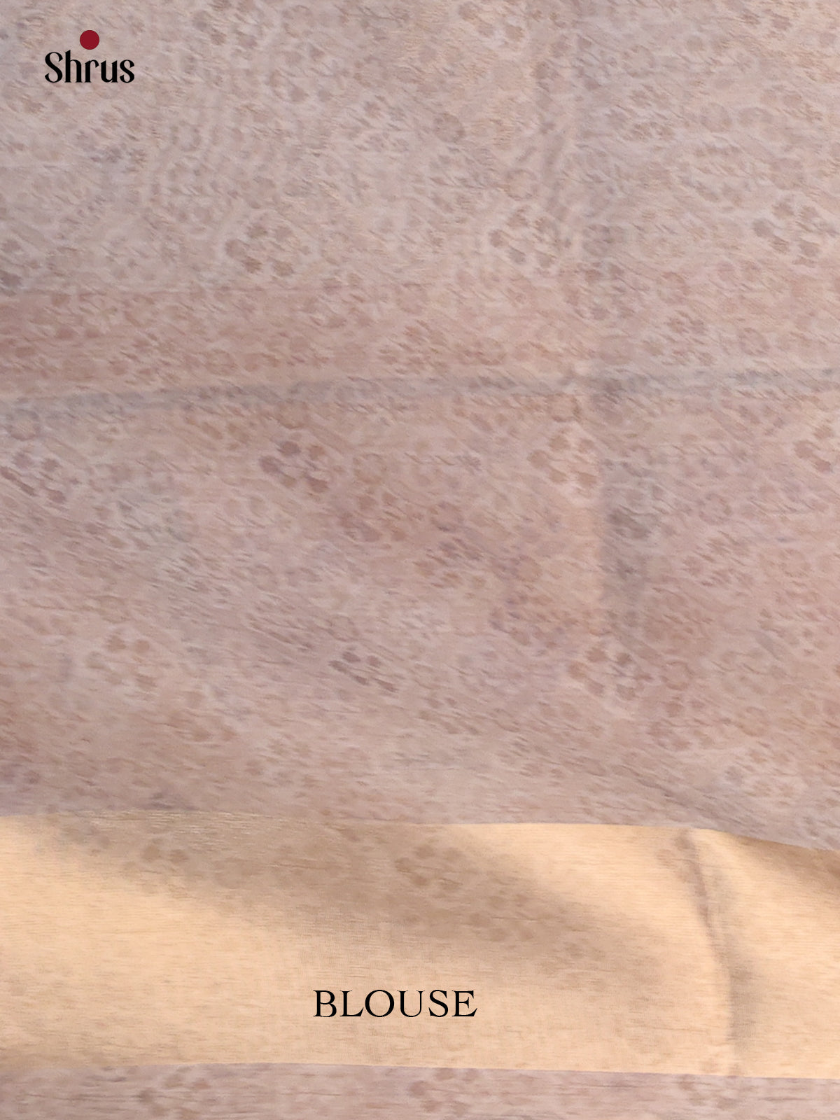 Grey & Brown - Semi Tissue Saree - Shop on Shrus.com