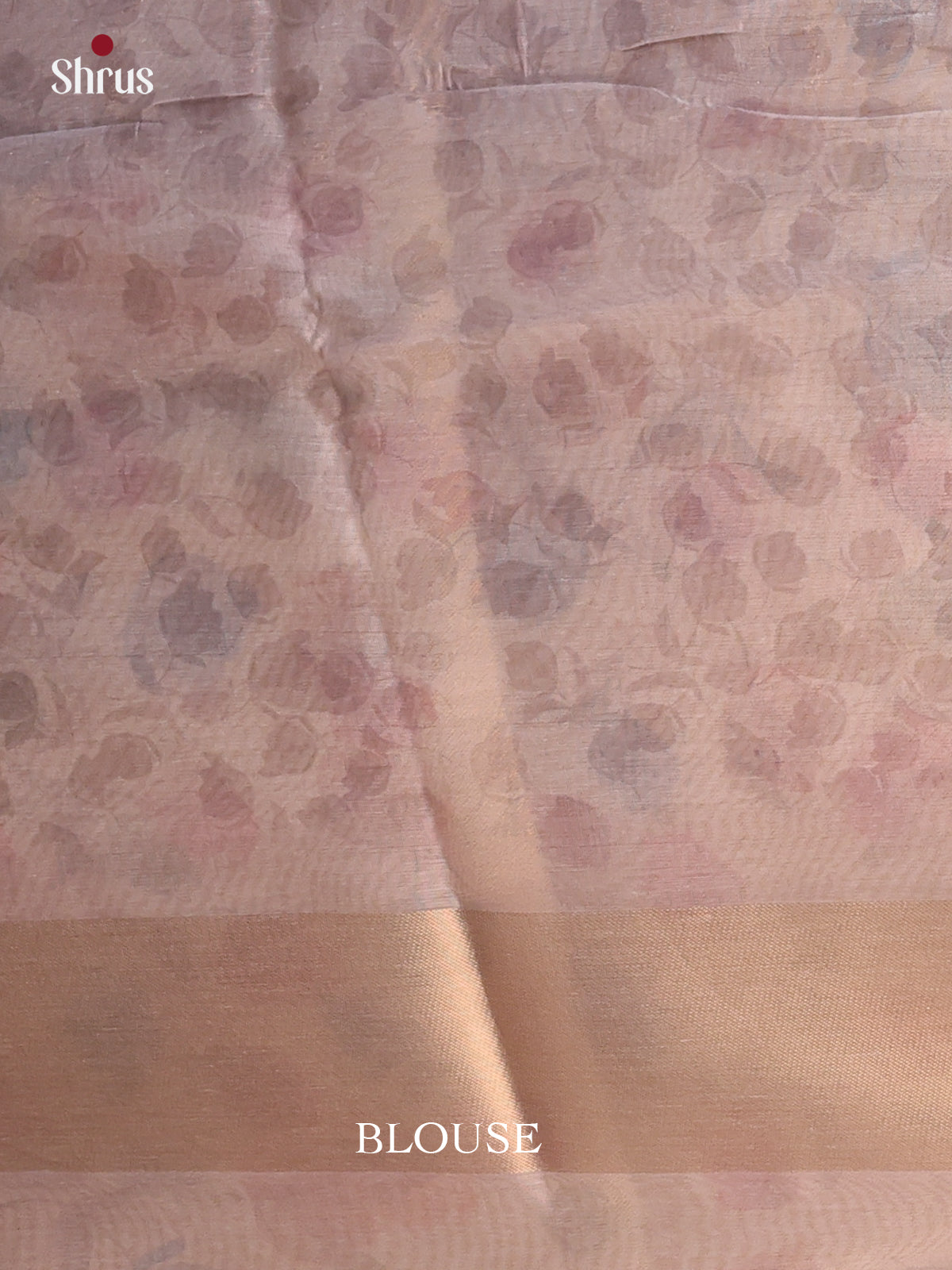 Lavender & Cream - Semi Tissue Saree - Shop on Shrus.com