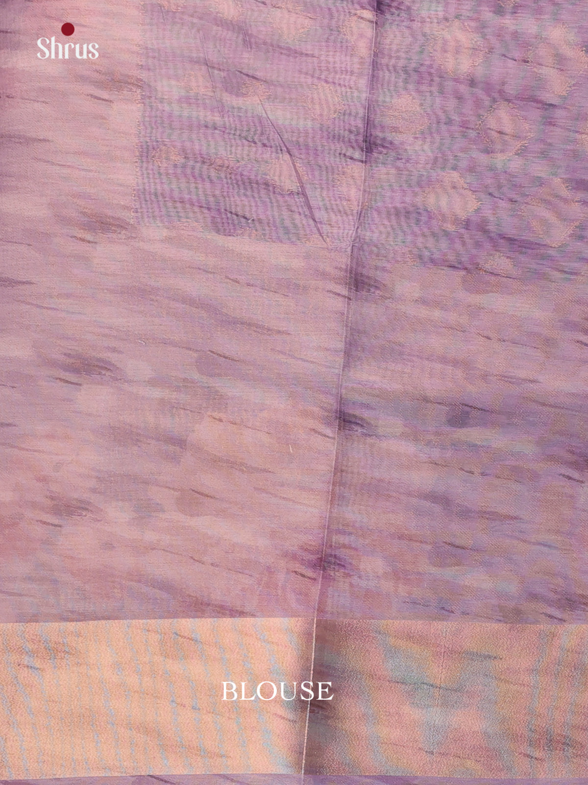 Purple & Grey - Semi Tissue Saree - Shop on Shrus.com